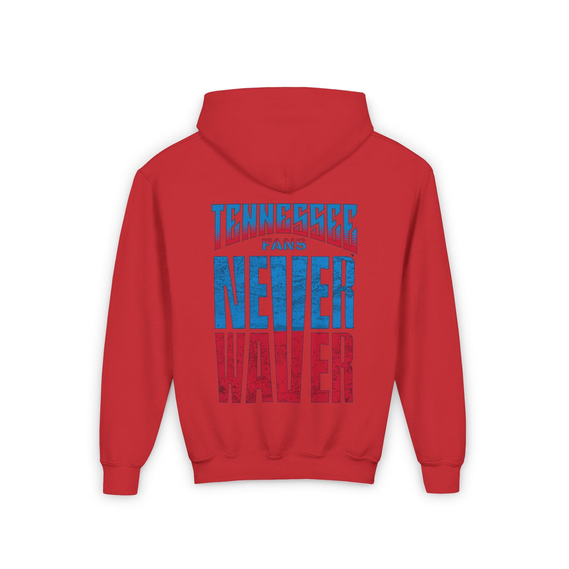 Tennessee Fans Never Waver Youth Heavy Blend Hooded Sweatshirt - Never Waver