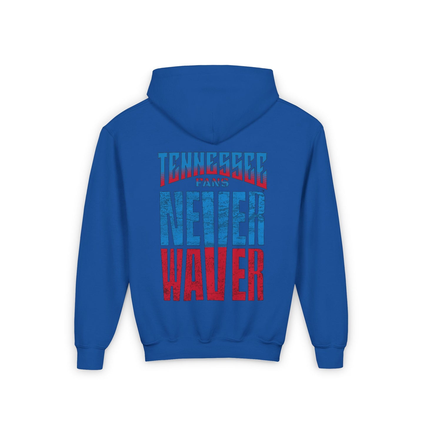 Tennessee Fans Never Waver Youth Heavy Blend Hooded Sweatshirt - Never Waver