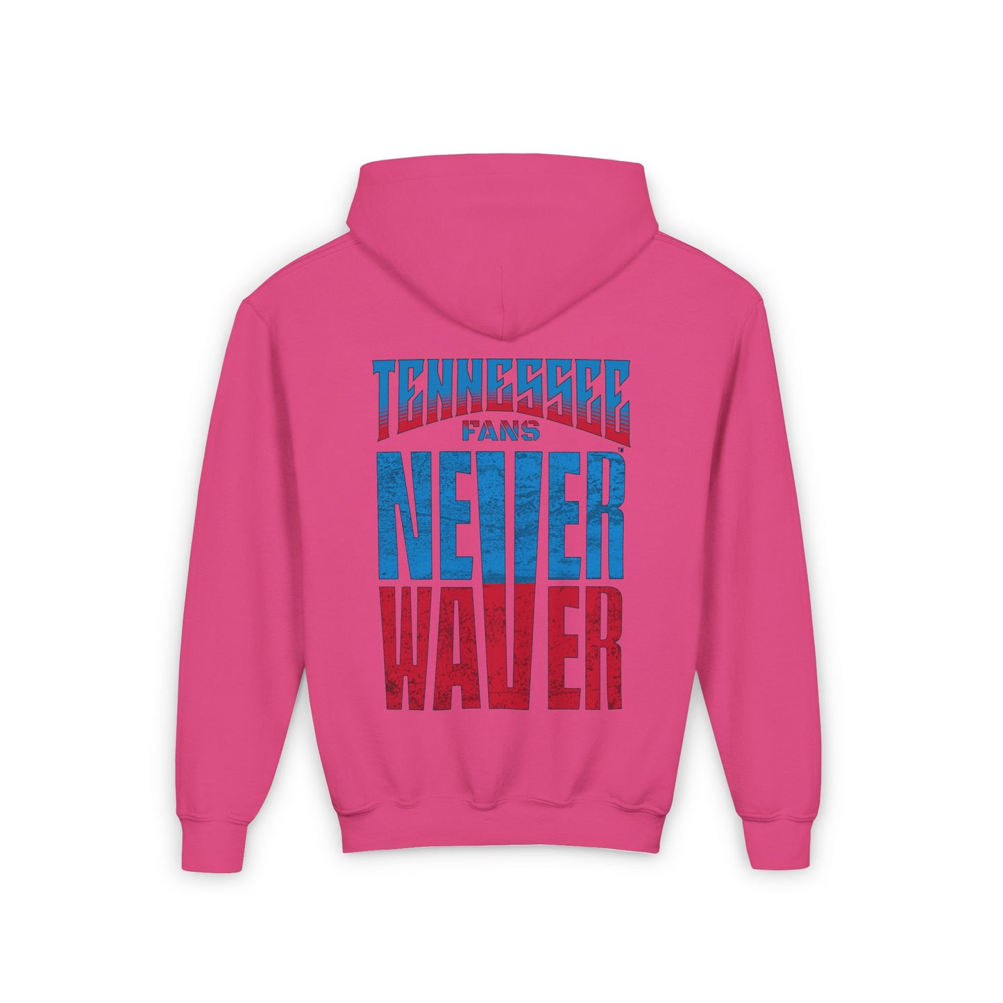 Tennessee Fans Never Waver Youth Heavy Blend Hooded Sweatshirt - Never Waver