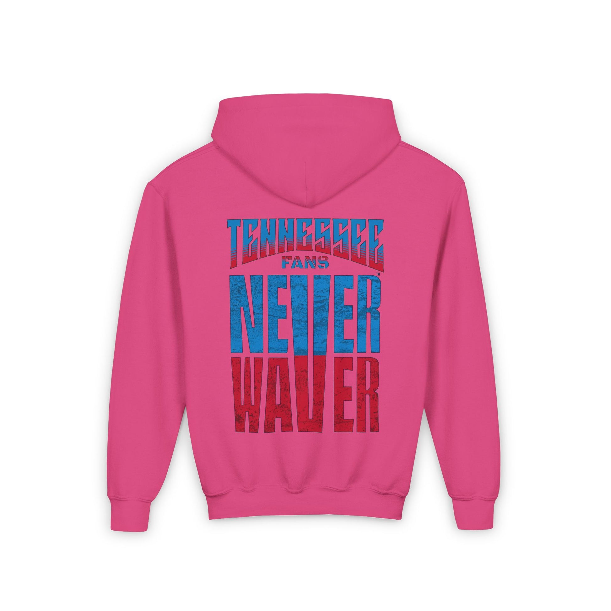 Tennessee Fans Never Waver Youth Heavy Blend Hooded Sweatshirt - Never Waver