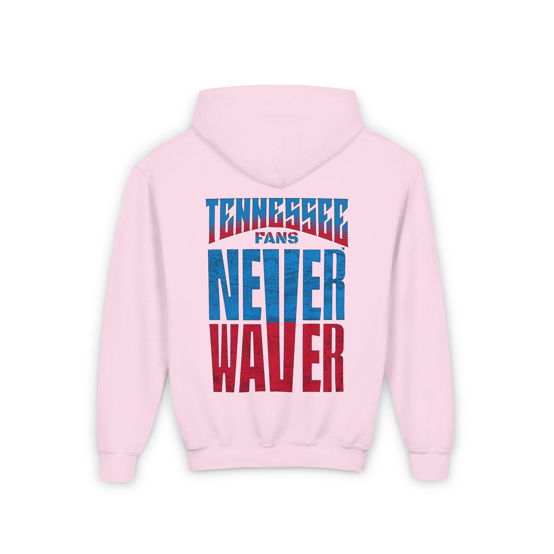 Tennessee Fans Never Waver Youth Heavy Blend Hooded Sweatshirt - Never Waver