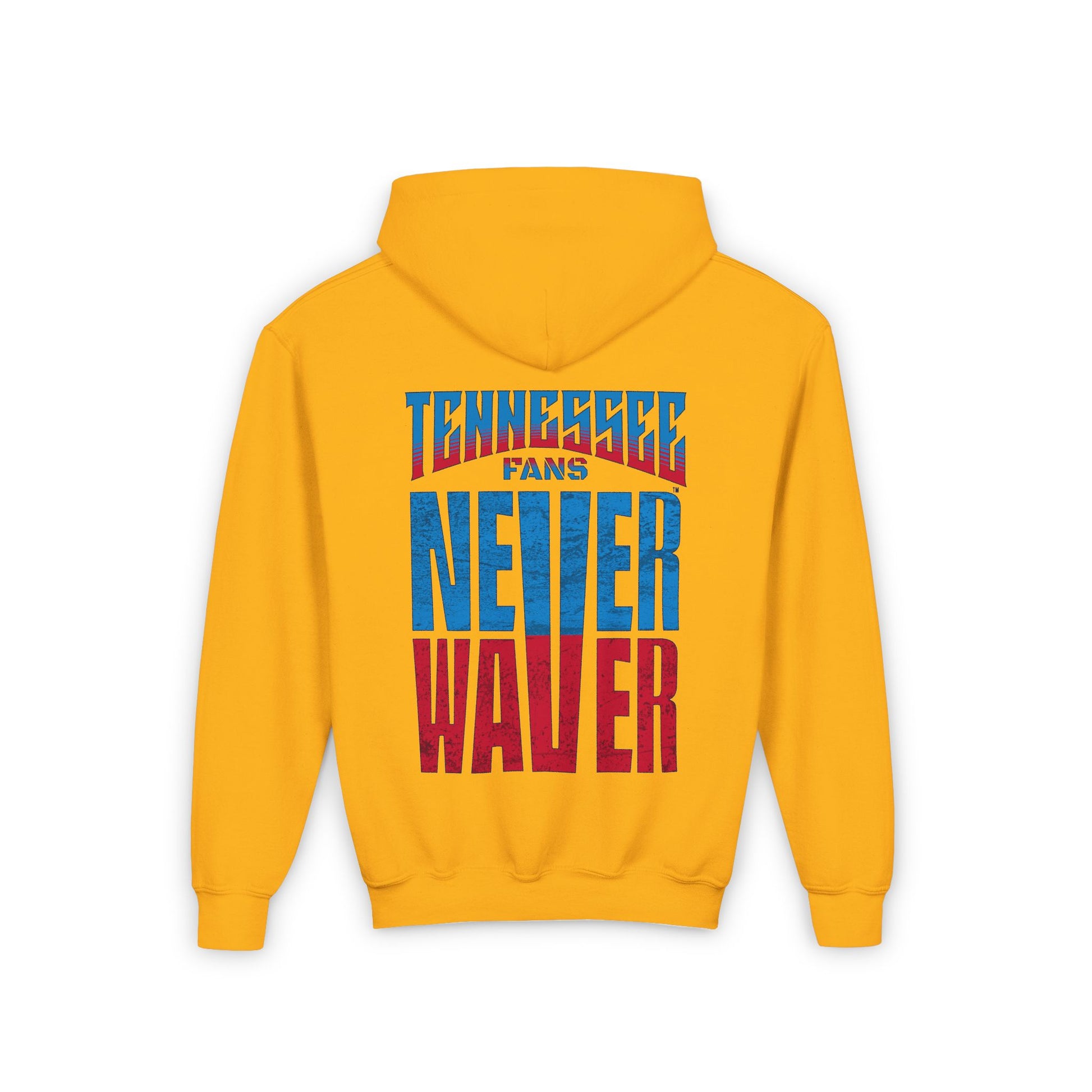 Tennessee Fans Never Waver Youth Heavy Blend Hooded Sweatshirt - Never Waver