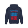 Tennessee Fans Never Waver Youth Heavy Blend Hooded Sweatshirt - Never Waver