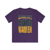 Green Bay Fans Never Waver Kids Softstyle Tee - Never Waver