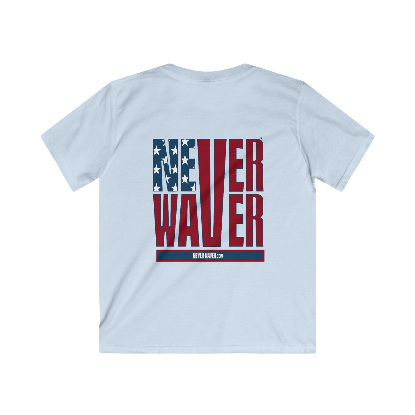 Never Waver Kids Softstyle Tee - Never Waver