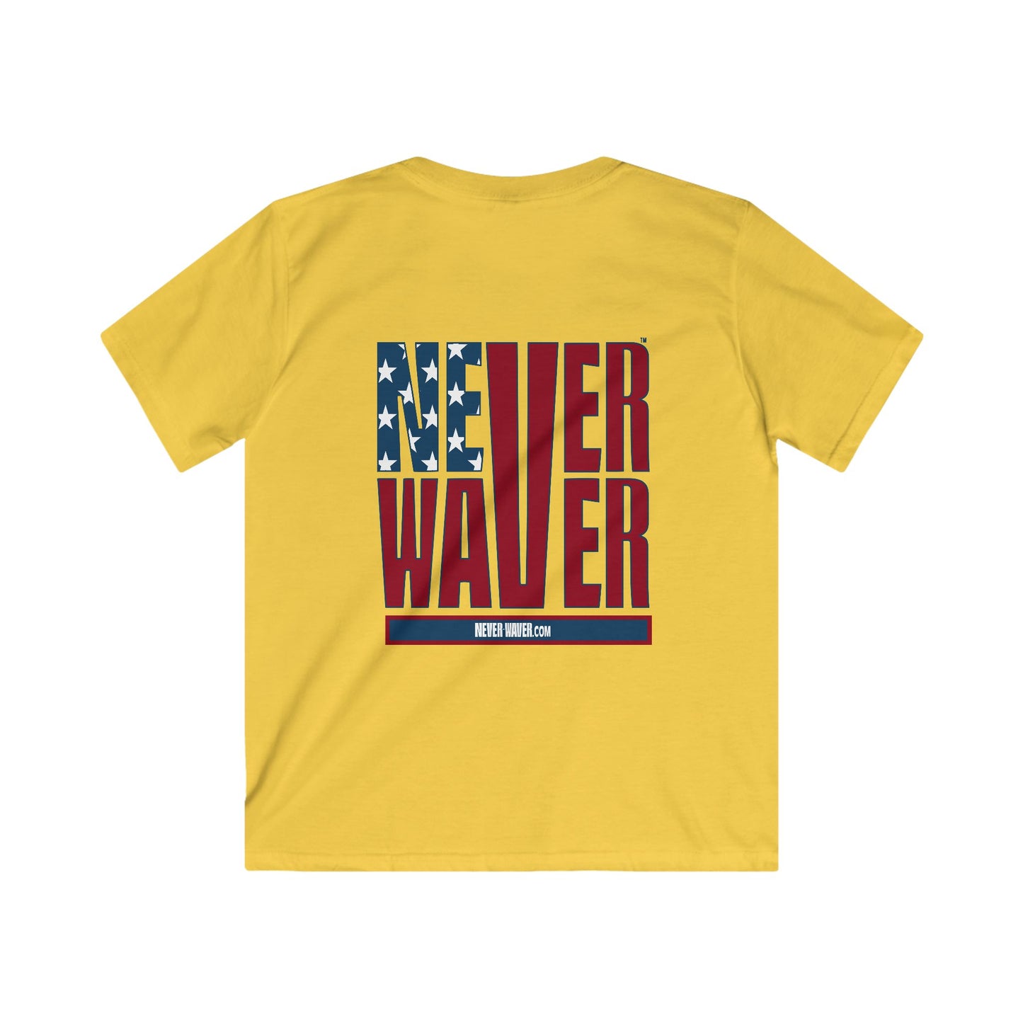 Never Waver Kids Softstyle Tee - Never Waver