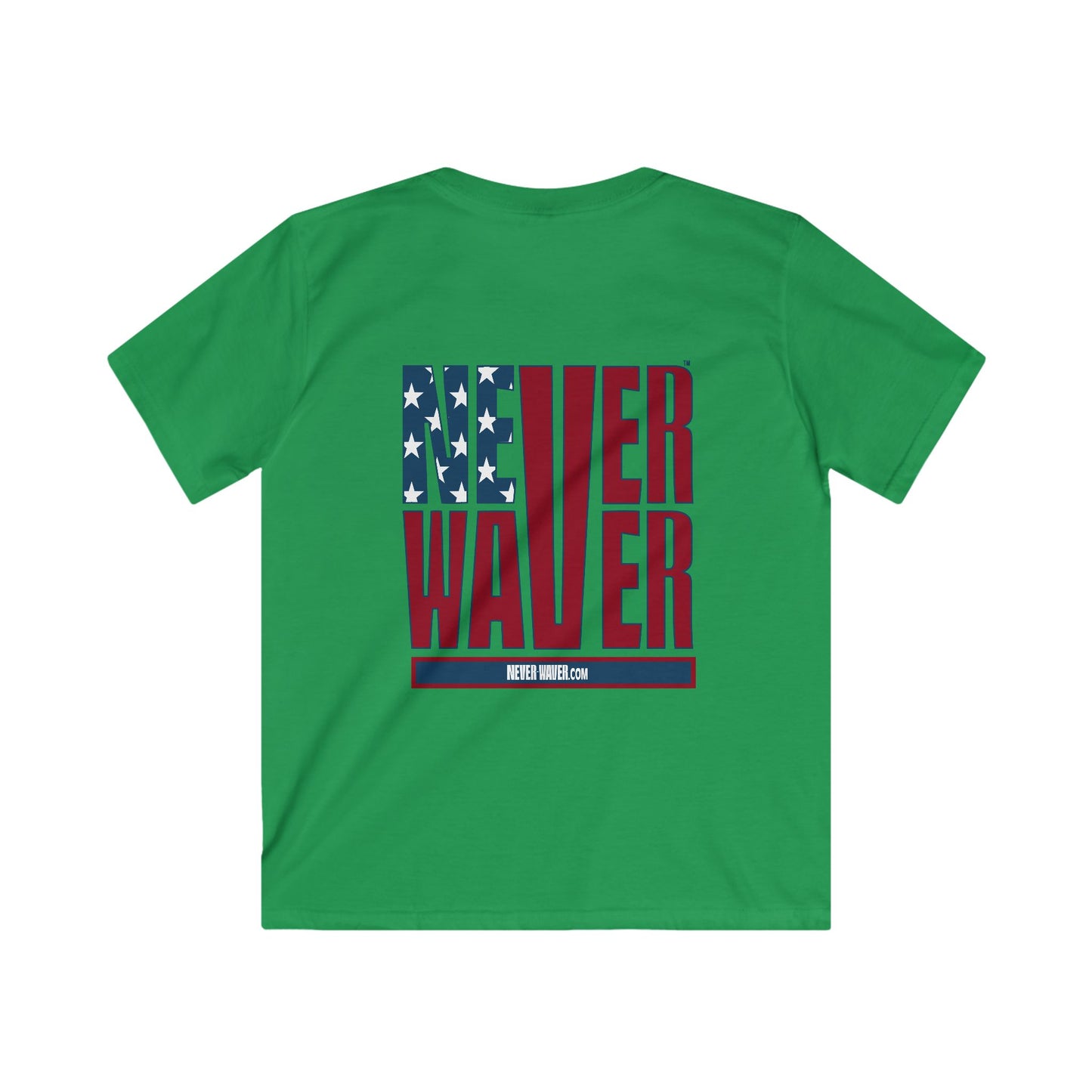 Never Waver Kids Softstyle Tee - Never Waver