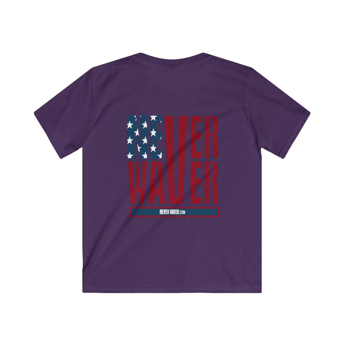 Never Waver Kids Softstyle Tee - Never Waver