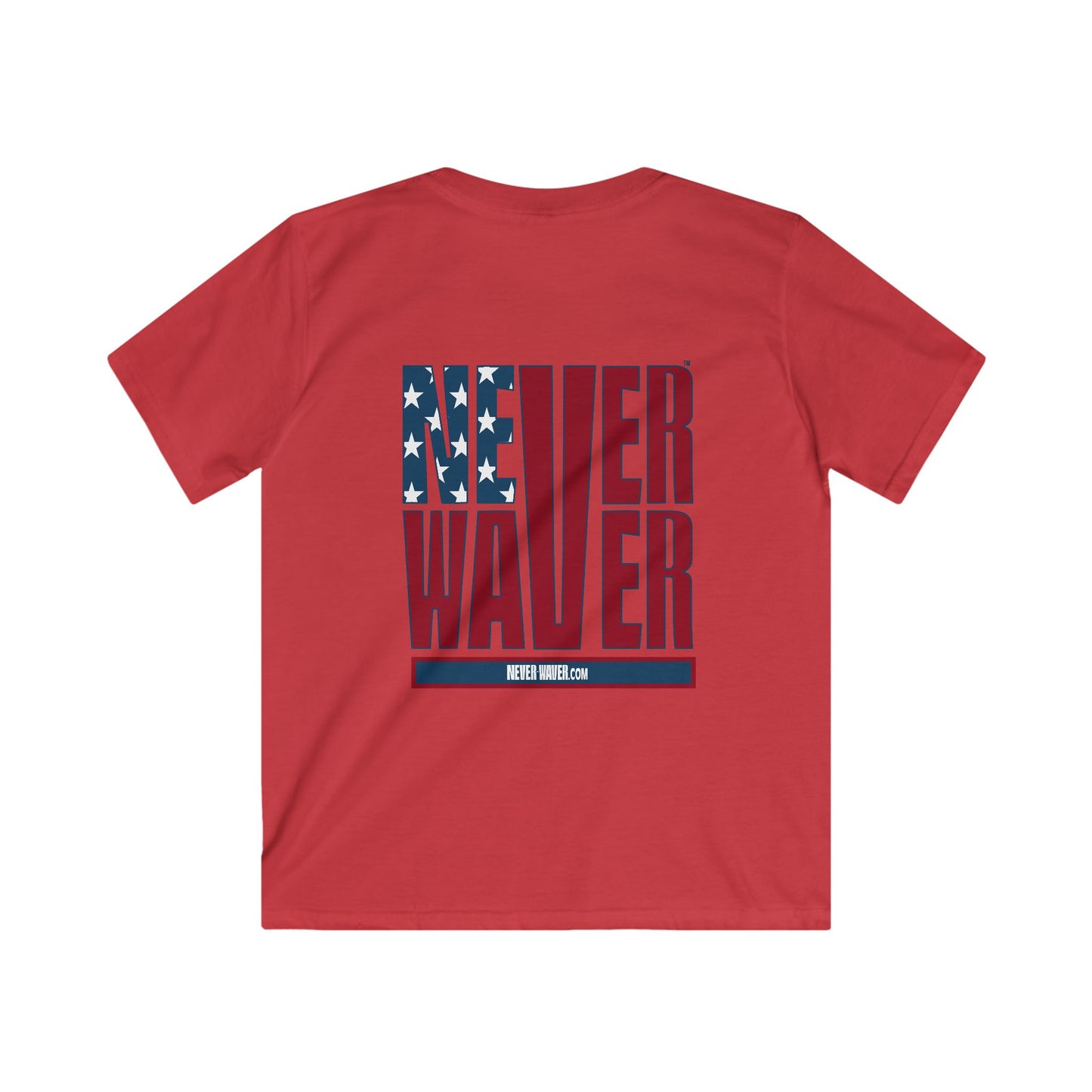 Never Waver Kids Softstyle Tee - Never Waver
