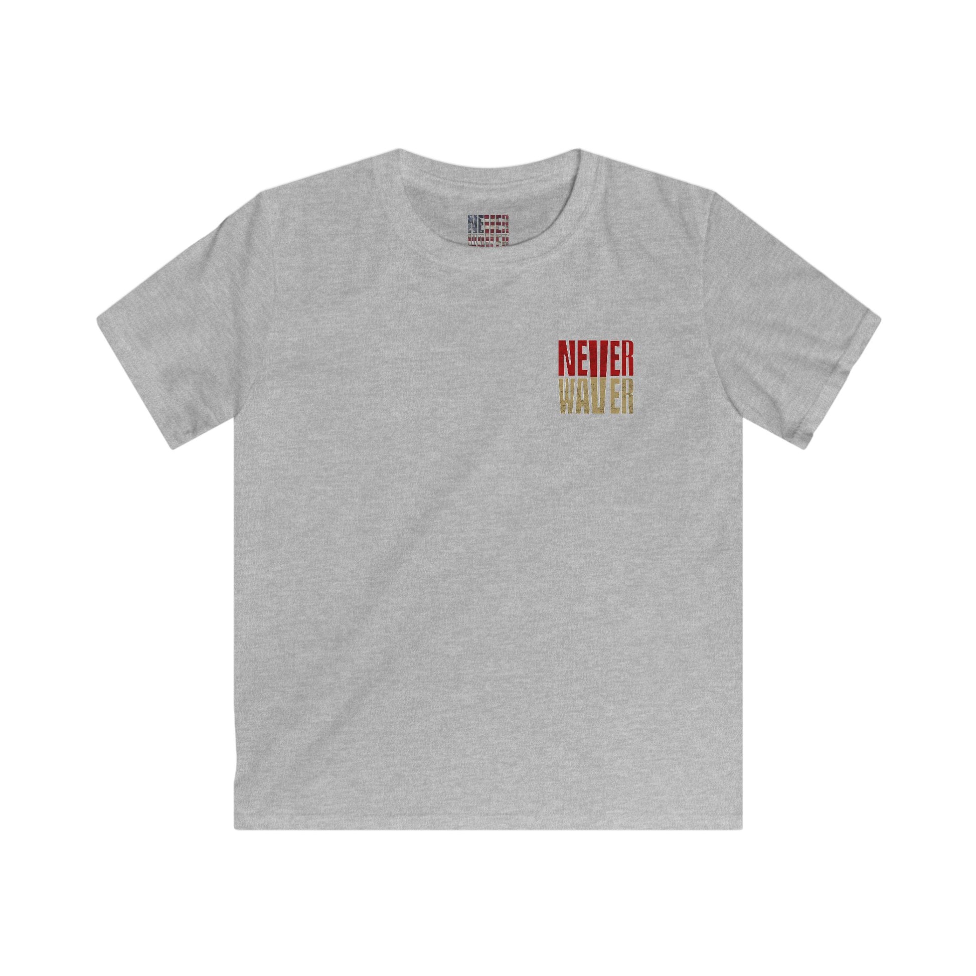 San Francisco Fans Never Waver Kids Softstyle Tee - Never Waver