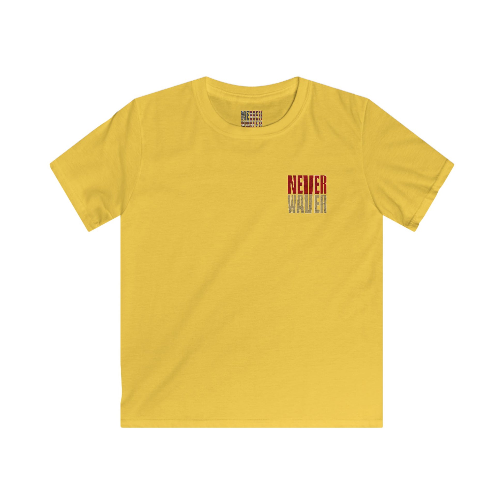 San Francisco Fans Never Waver Kids Softstyle Tee - Never Waver