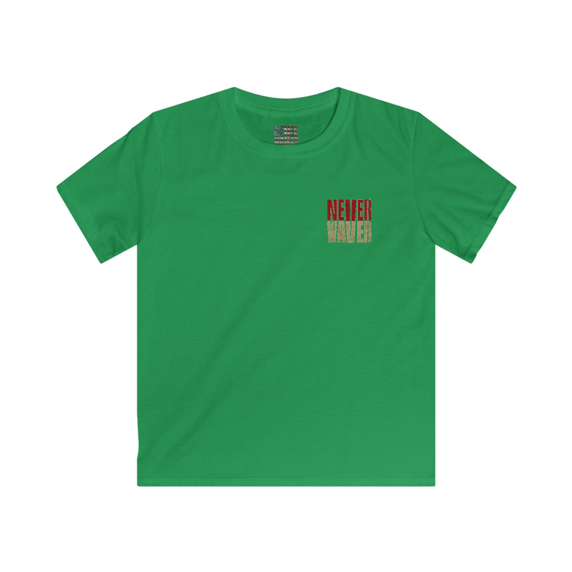 San Francisco Fans Never Waver Kids Softstyle Tee - Never Waver