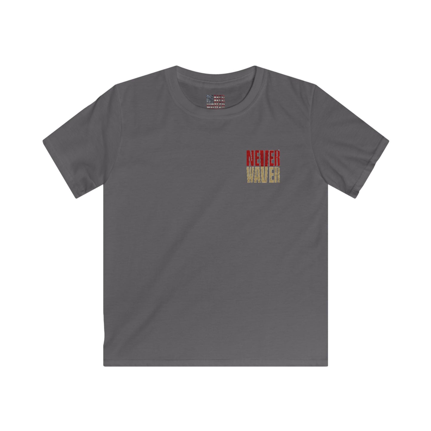 San Francisco Fans Never Waver Kids Softstyle Tee - Never Waver