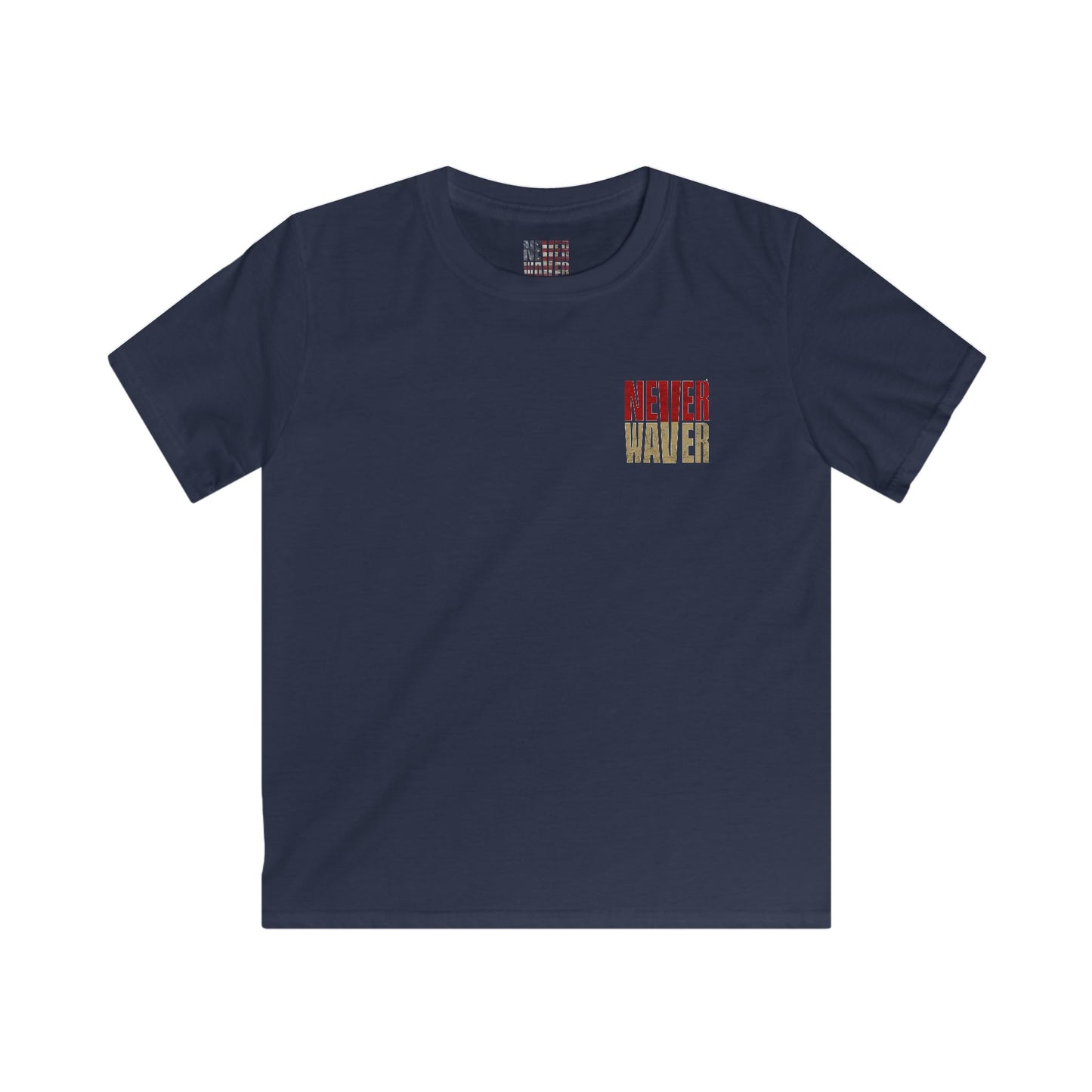 San Francisco Fans Never Waver Kids Softstyle Tee - Never Waver