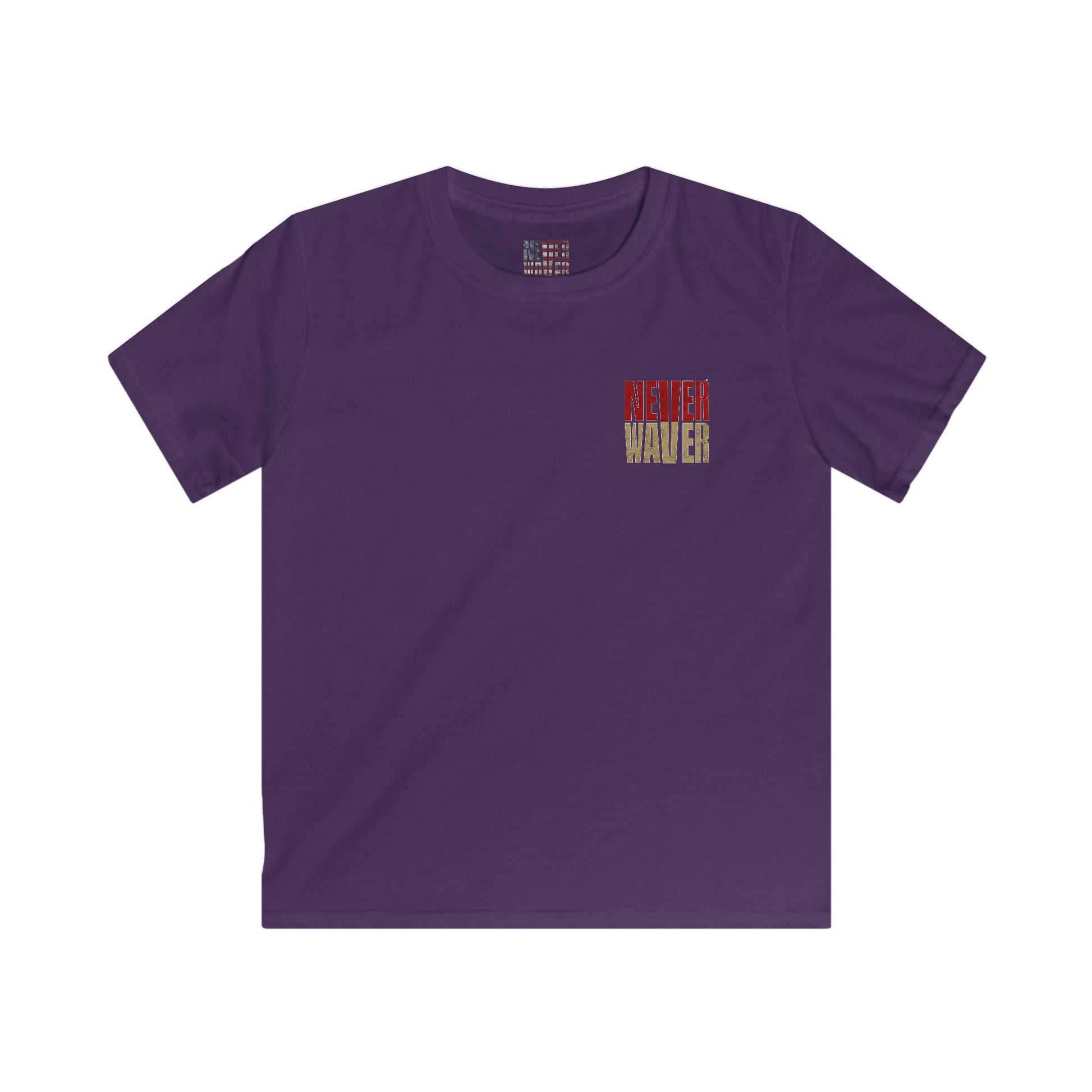 San Francisco Fans Never Waver Kids Softstyle Tee - Never Waver