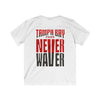 Tampa Bay Fans Never Waver Kids Softstyle Tee - Never Waver