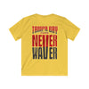 Tampa Bay Fans Never Waver Kids Softstyle Tee - Never Waver