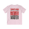 Tampa Bay Fans Never Waver Kids Softstyle Tee - Never Waver