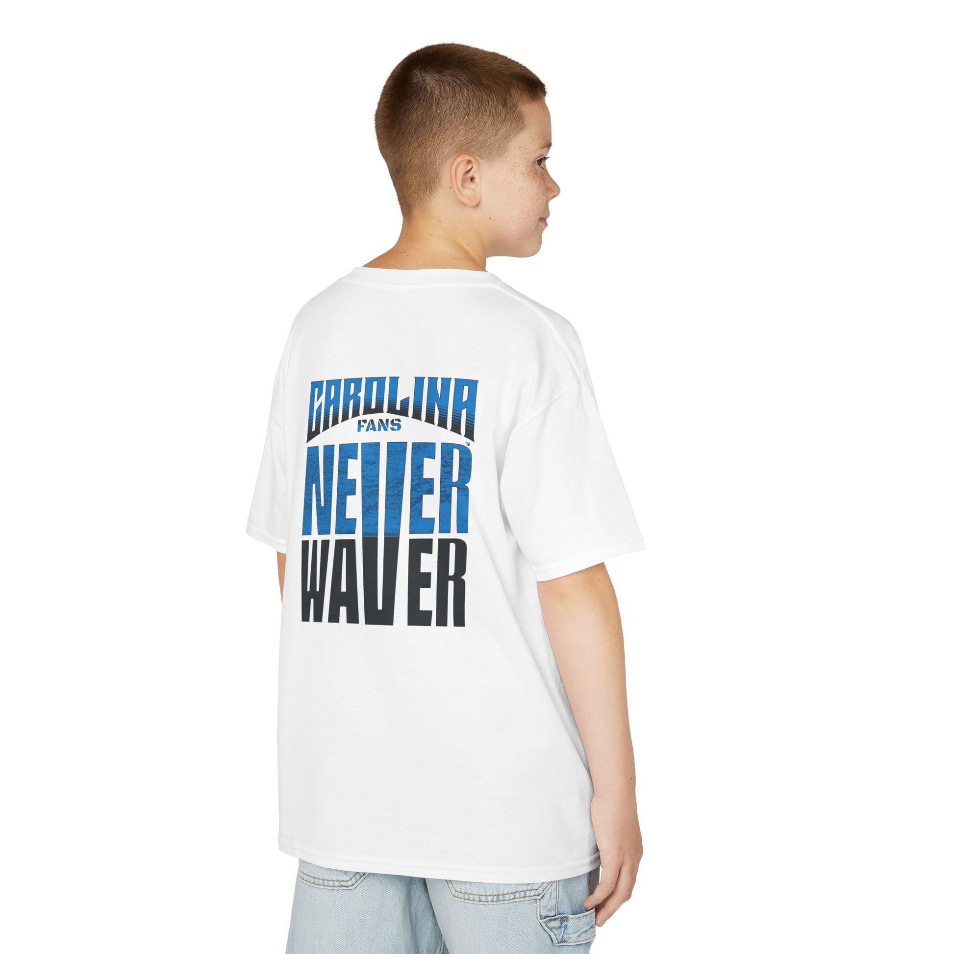 Carolina Fans Never Waver Kids Heavy Cotton™ Tee - Never Waver