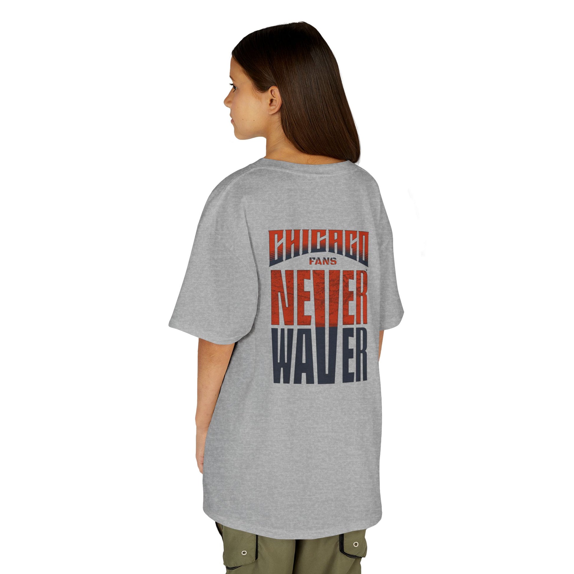 Chicago Fans Never Waver Kids Heavy Cotton™ Tee - Never Waver