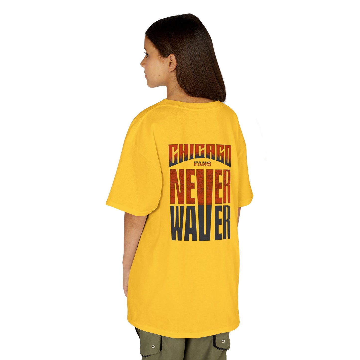Chicago Fans Never Waver Kids Heavy Cotton™ Tee - Never Waver