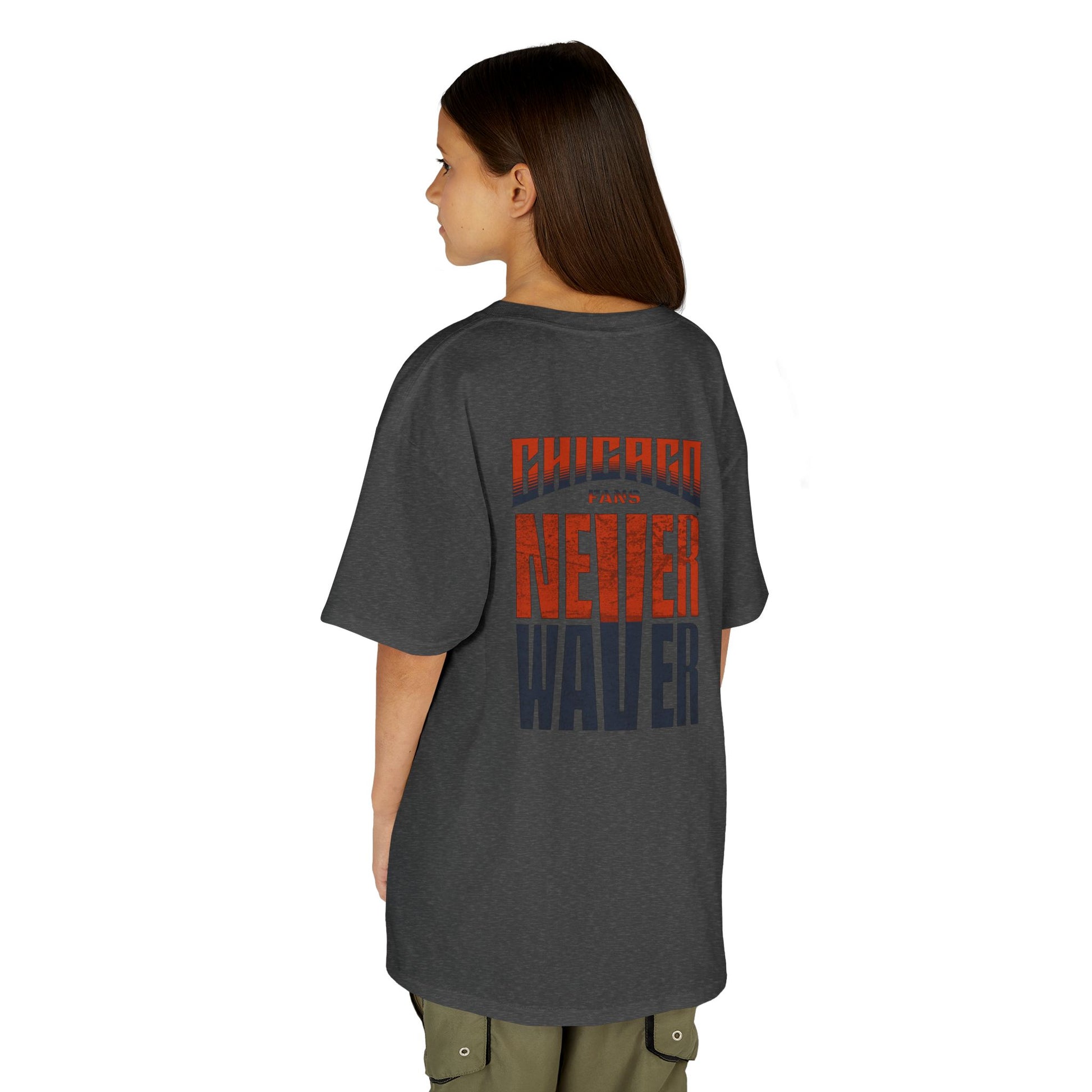 Chicago Fans Never Waver Kids Heavy Cotton™ Tee - Never Waver