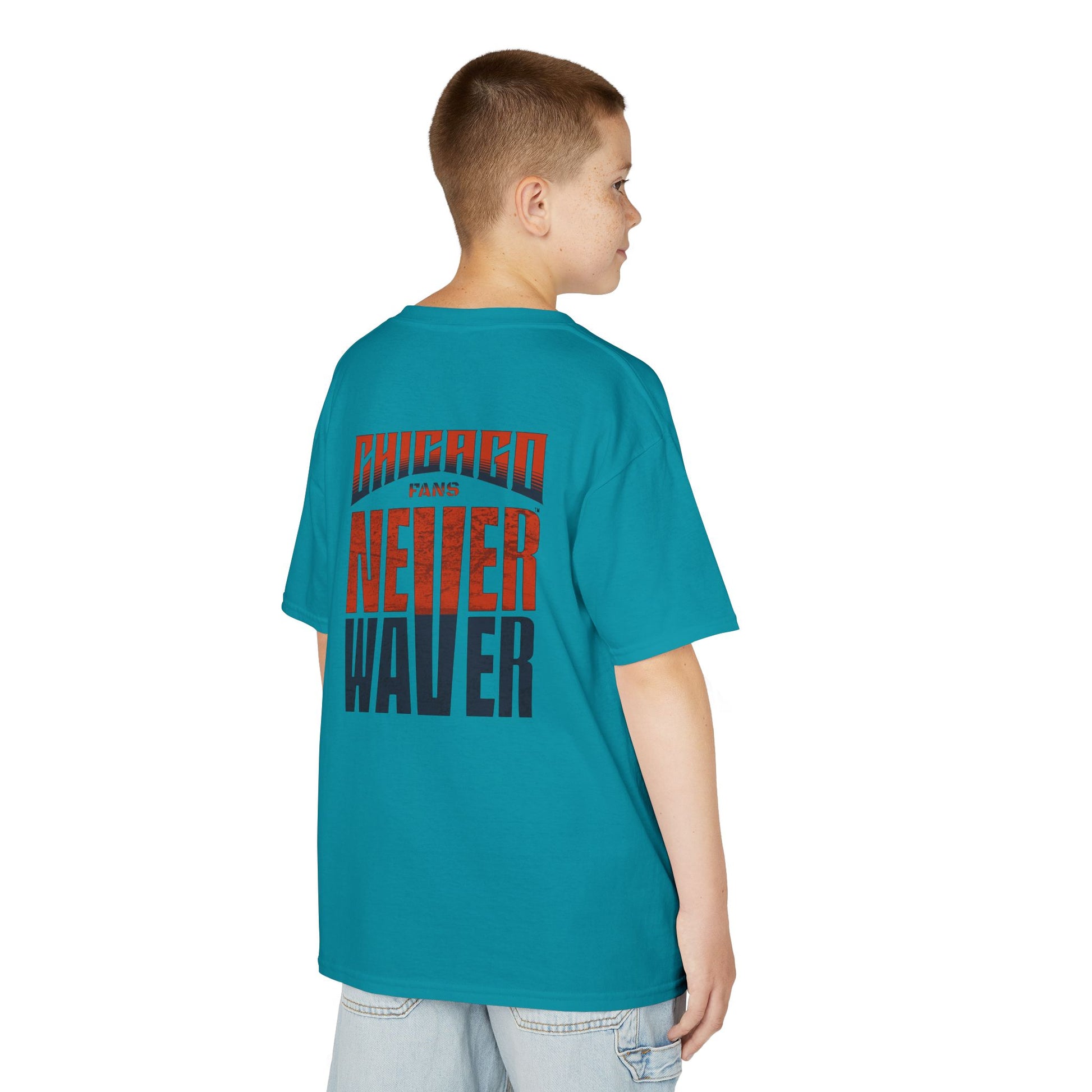Chicago Fans Never Waver Kids Heavy Cotton™ Tee - Never Waver