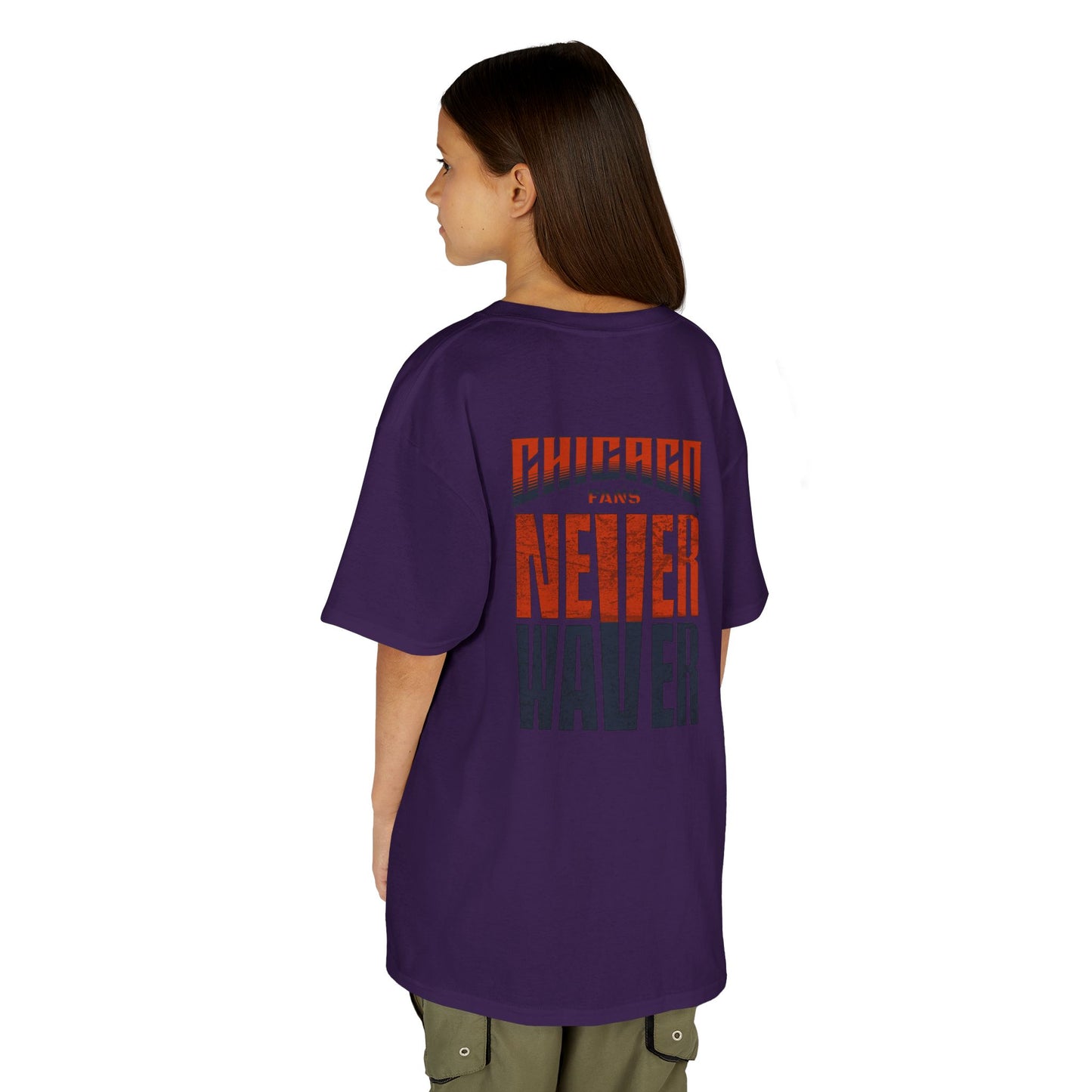 Chicago Fans Never Waver Kids Heavy Cotton™ Tee - Never Waver