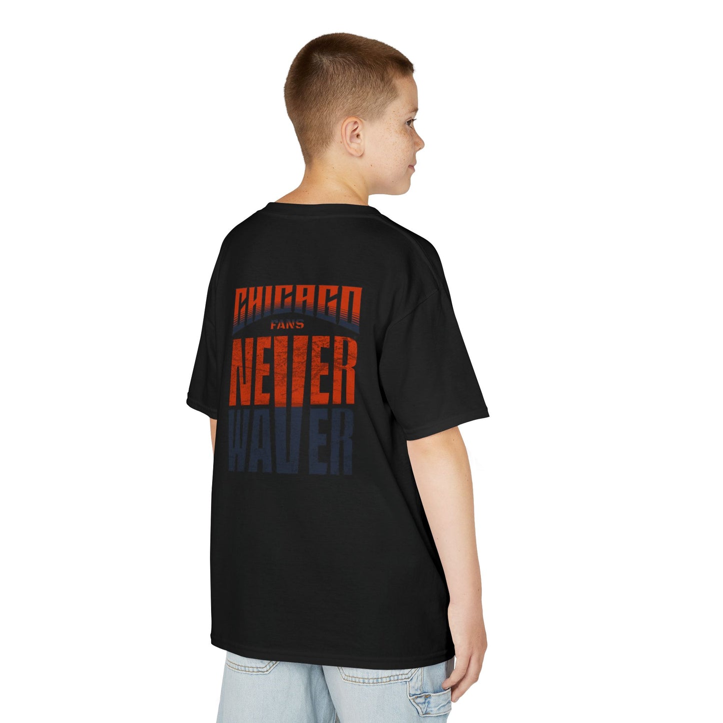 Chicago Fans Never Waver Kids Heavy Cotton™ Tee - Never Waver