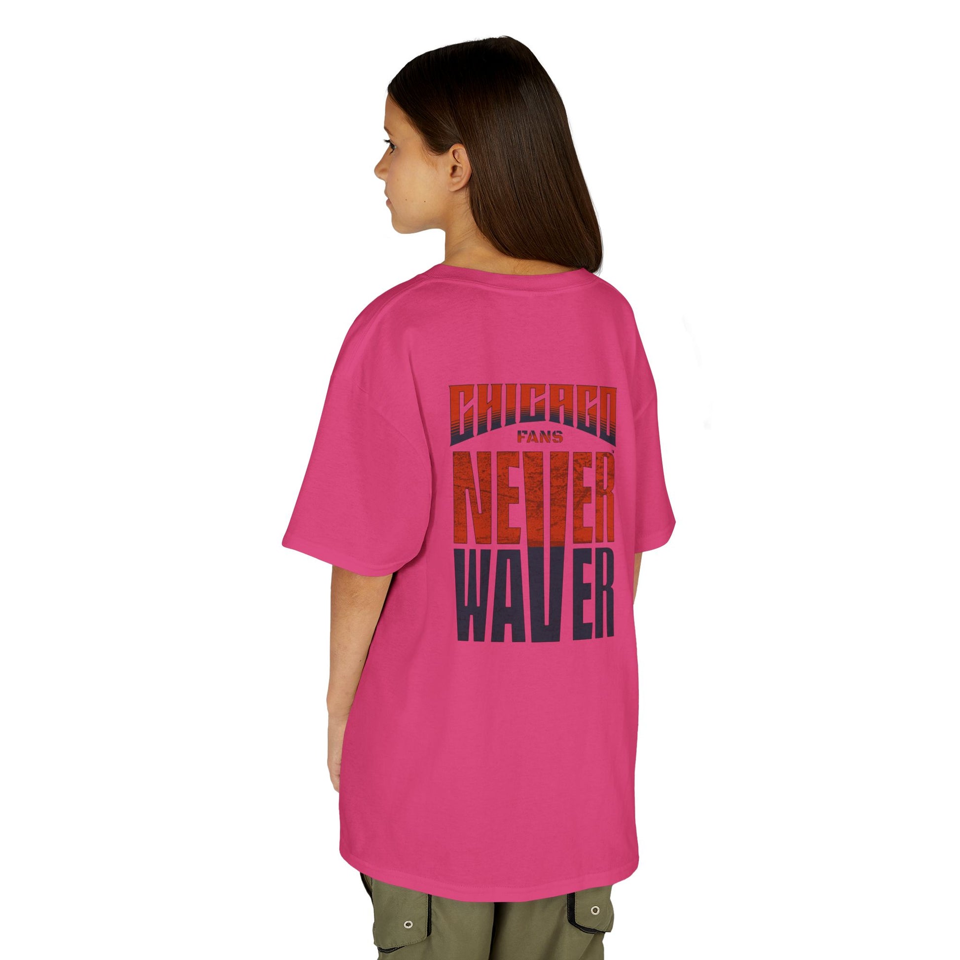 Chicago Fans Never Waver Kids Heavy Cotton™ Tee - Never Waver