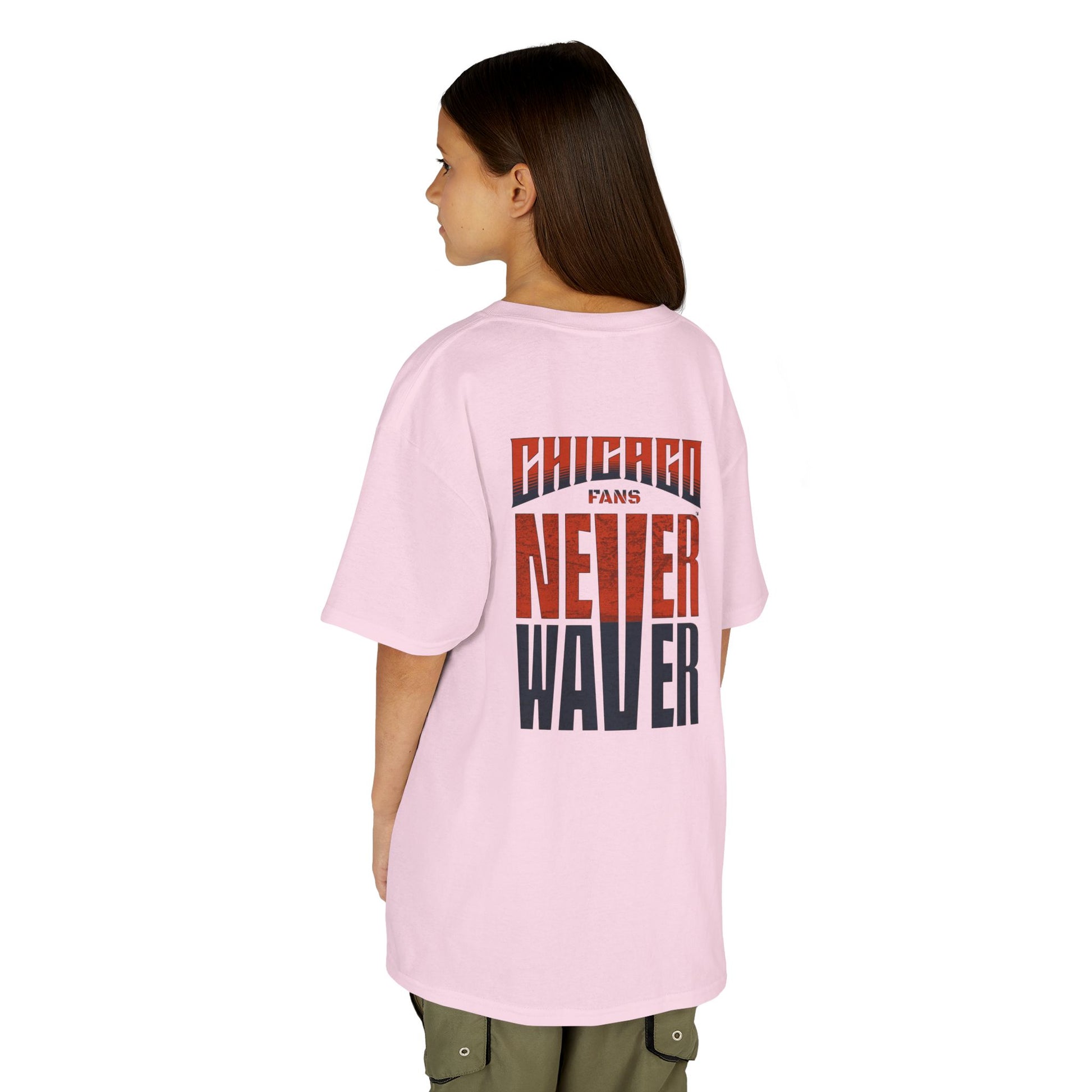 Chicago Fans Never Waver Kids Heavy Cotton™ Tee - Never Waver