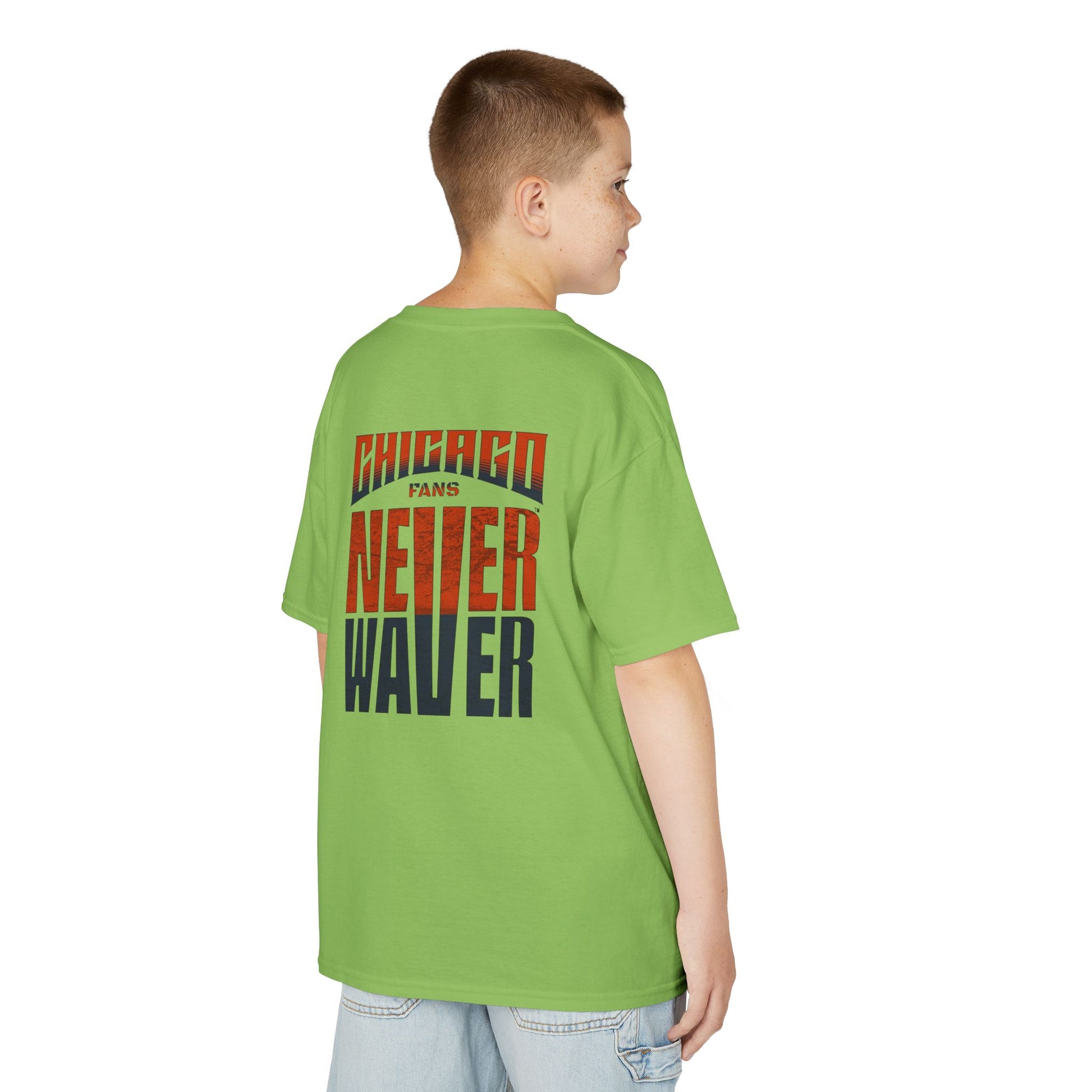 Chicago Fans Never Waver Kids Heavy Cotton™ Tee - Never Waver