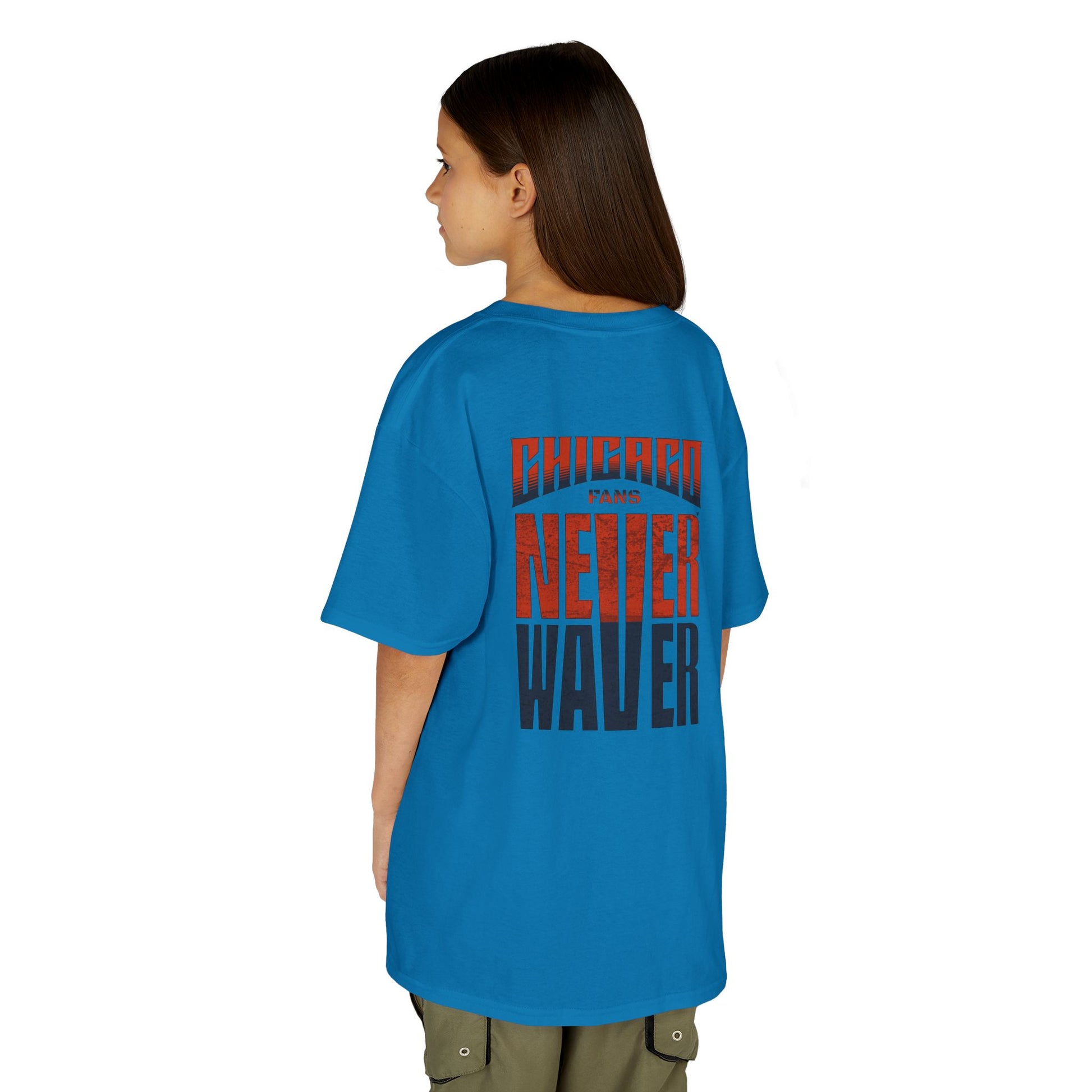 Chicago Fans Never Waver Kids Heavy Cotton™ Tee - Never Waver