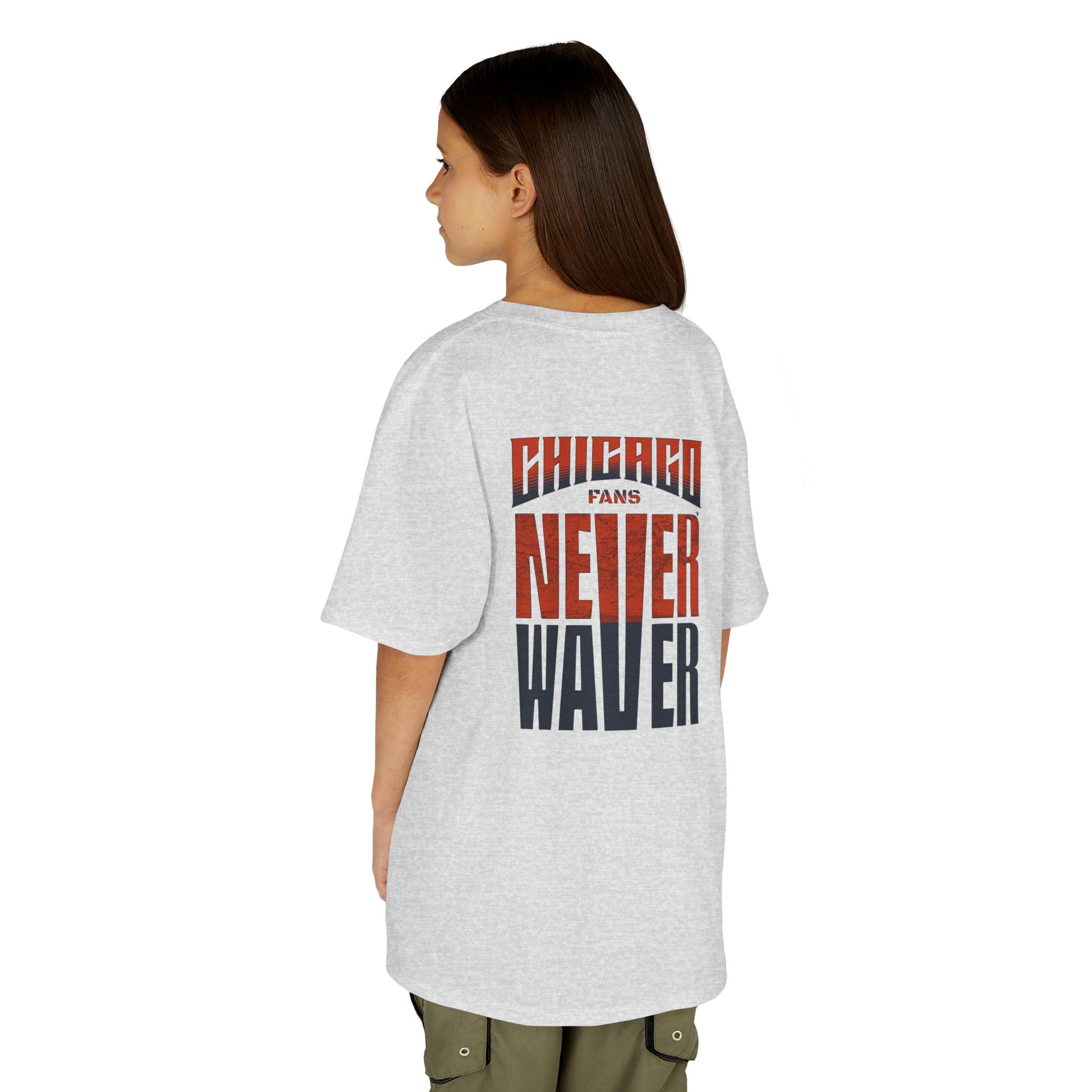Chicago Fans Never Waver Kids Heavy Cotton™ Tee - Never Waver