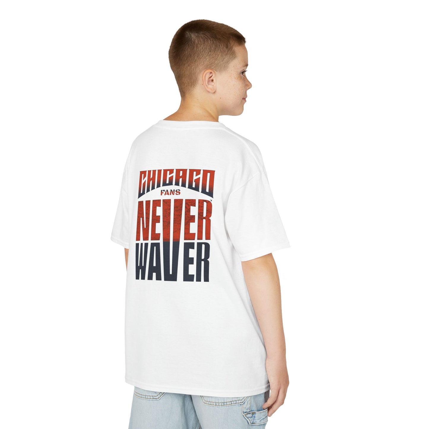 Chicago Fans Never Waver Kids Heavy Cotton™ Tee - Never Waver