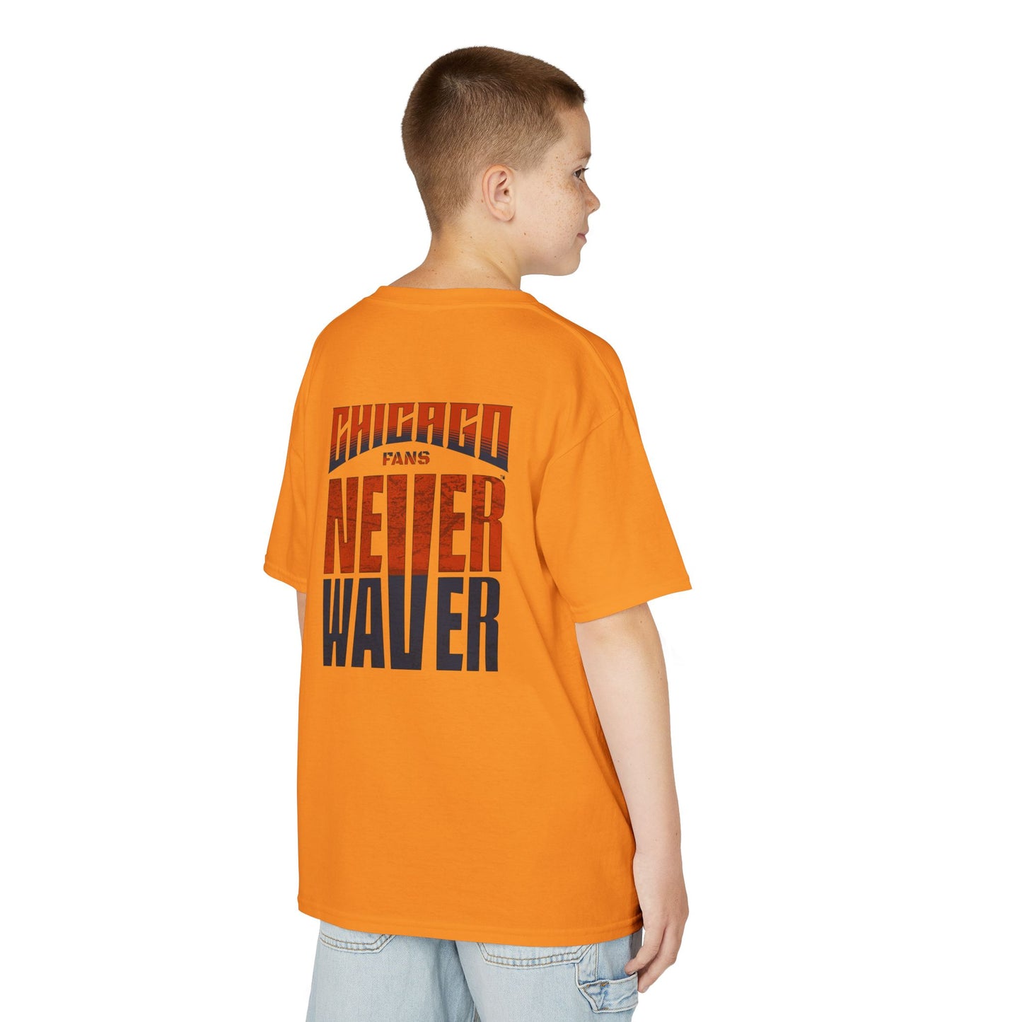 Chicago Fans Never Waver Kids Heavy Cotton™ Tee - Never Waver