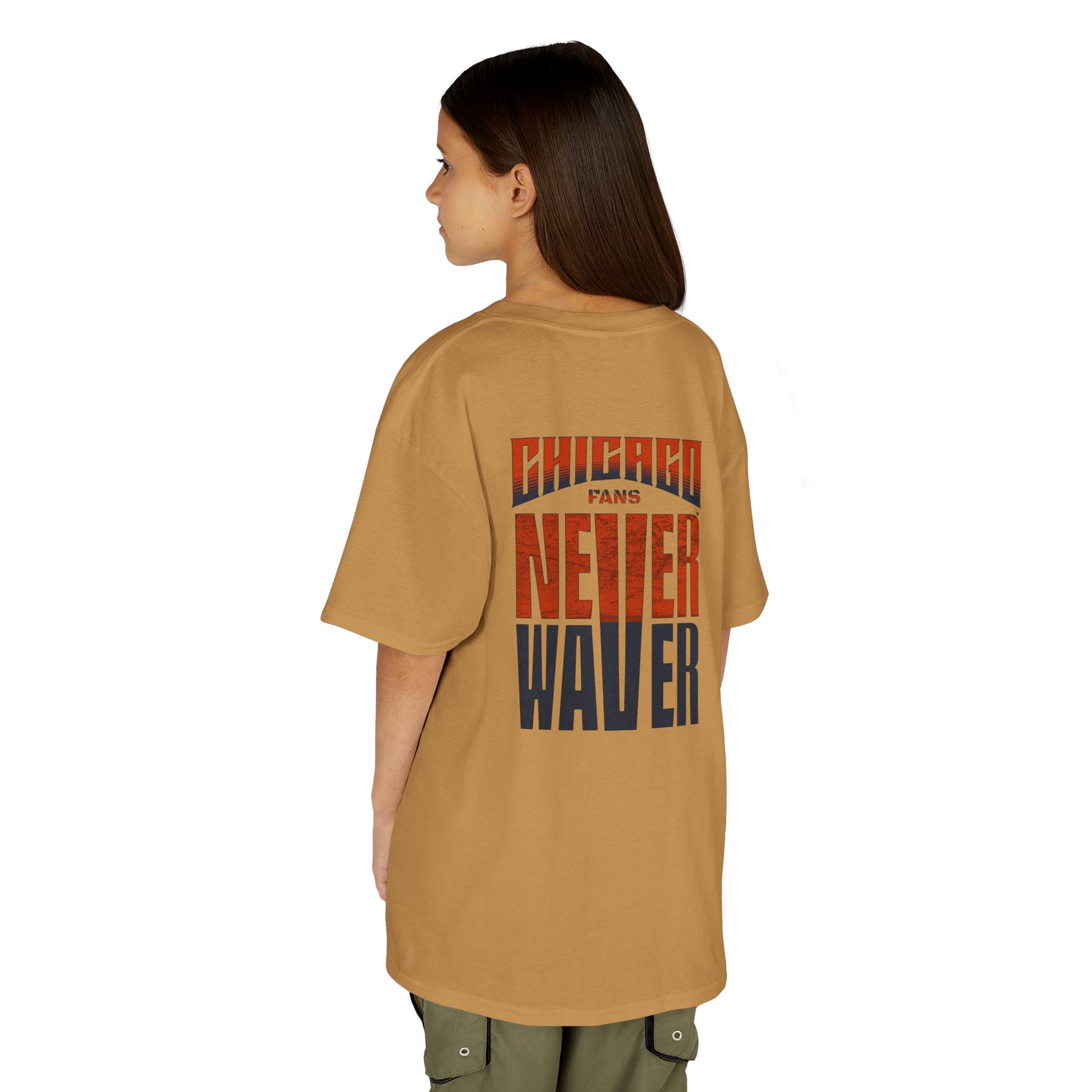 Chicago Fans Never Waver Kids Heavy Cotton™ Tee - Never Waver