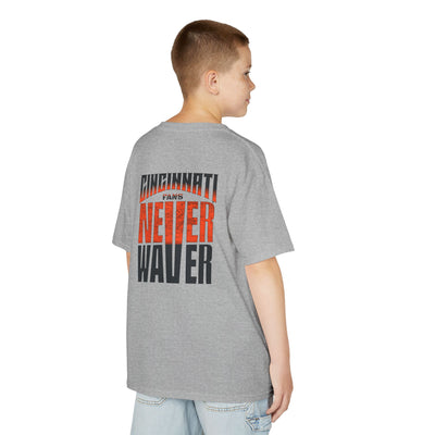 Cincinnati Fans Never Waver Kids Heavy Cotton™ Tee - Never Waver