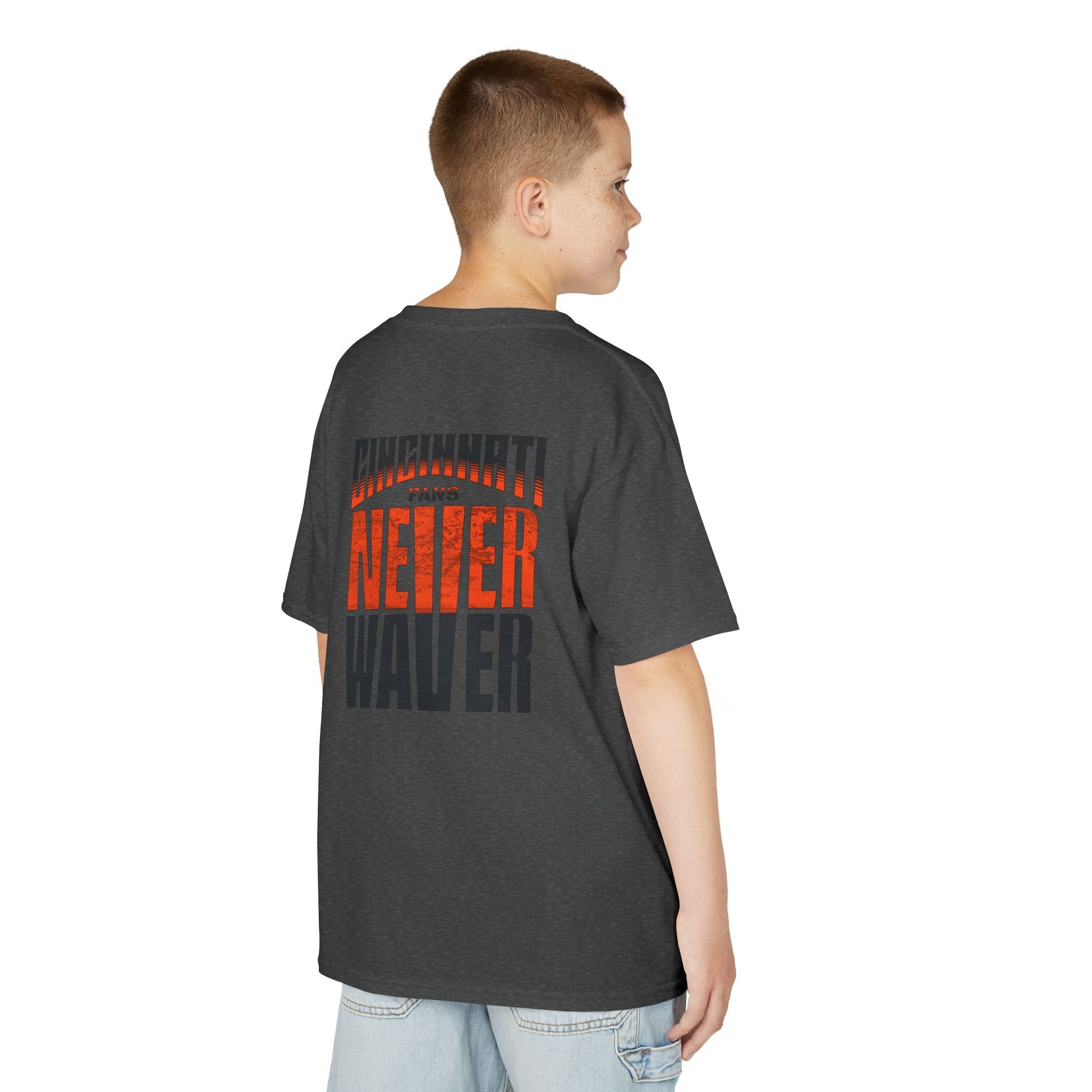 Cincinnati Fans Never Waver Kids Heavy Cotton™ Tee - Never Waver