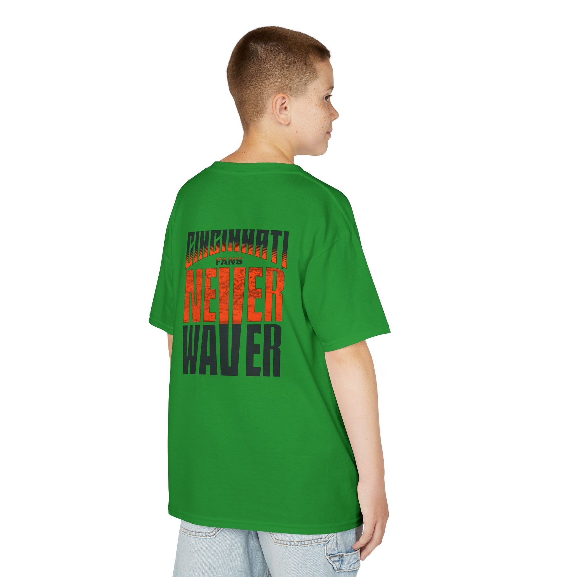 Cincinnati Fans Never Waver Kids Heavy Cotton™ Tee - Never Waver