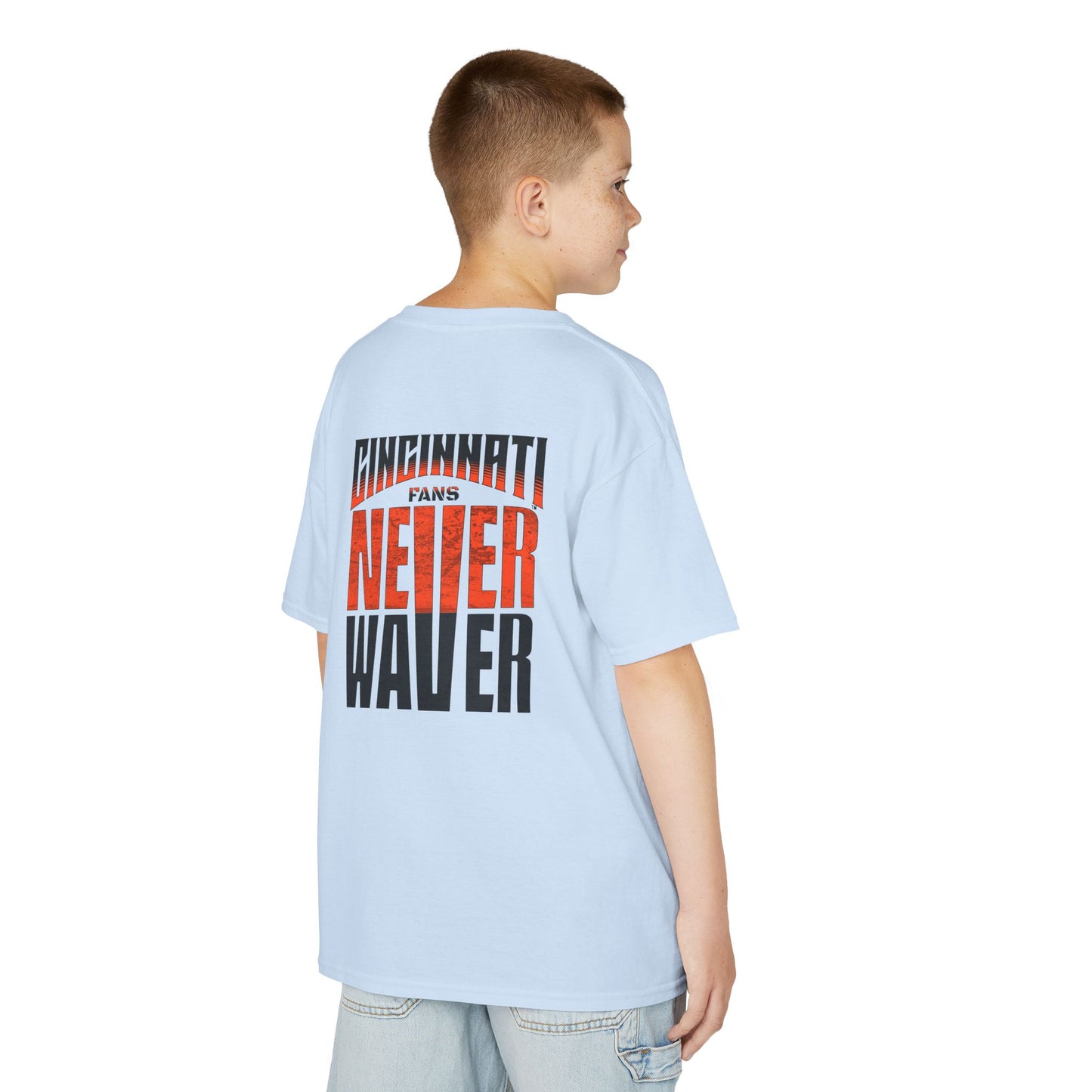 Cincinnati Fans Never Waver Kids Heavy Cotton™ Tee - Never Waver