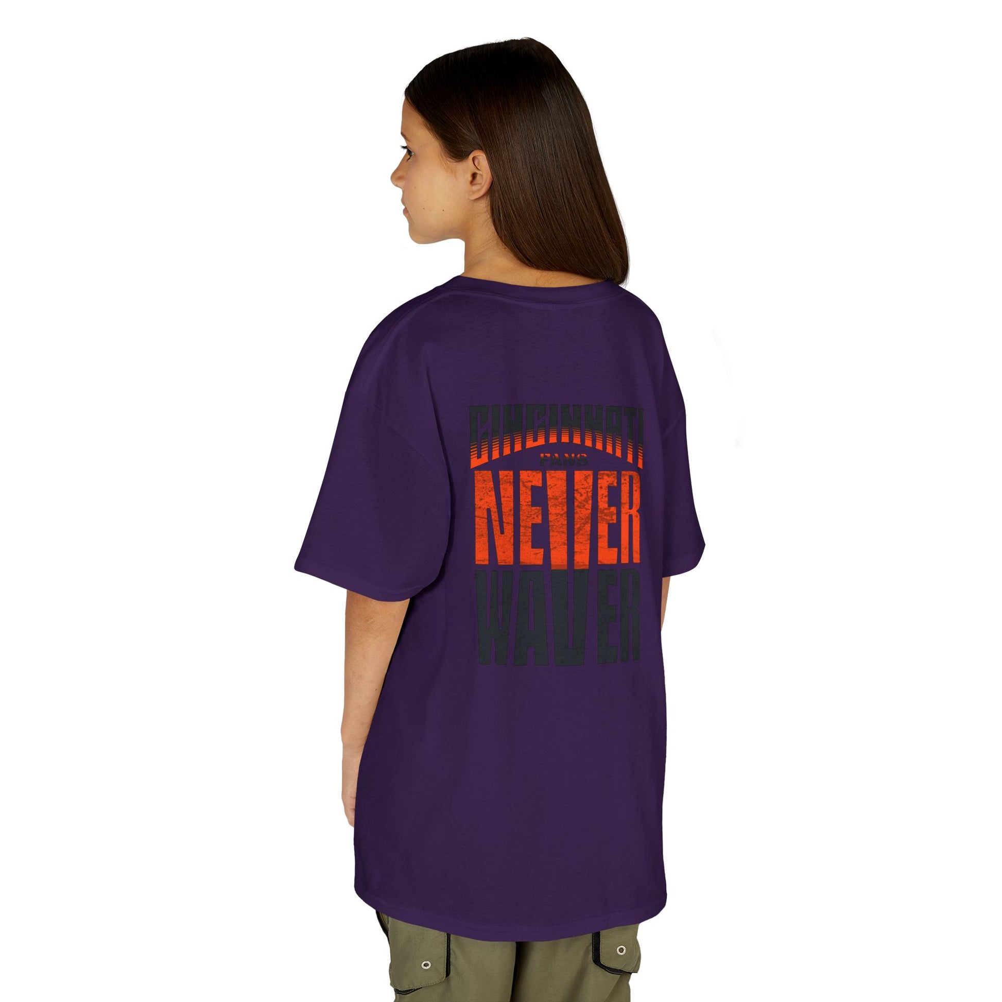 Cincinnati Fans Never Waver Kids Heavy Cotton™ Tee - Never Waver