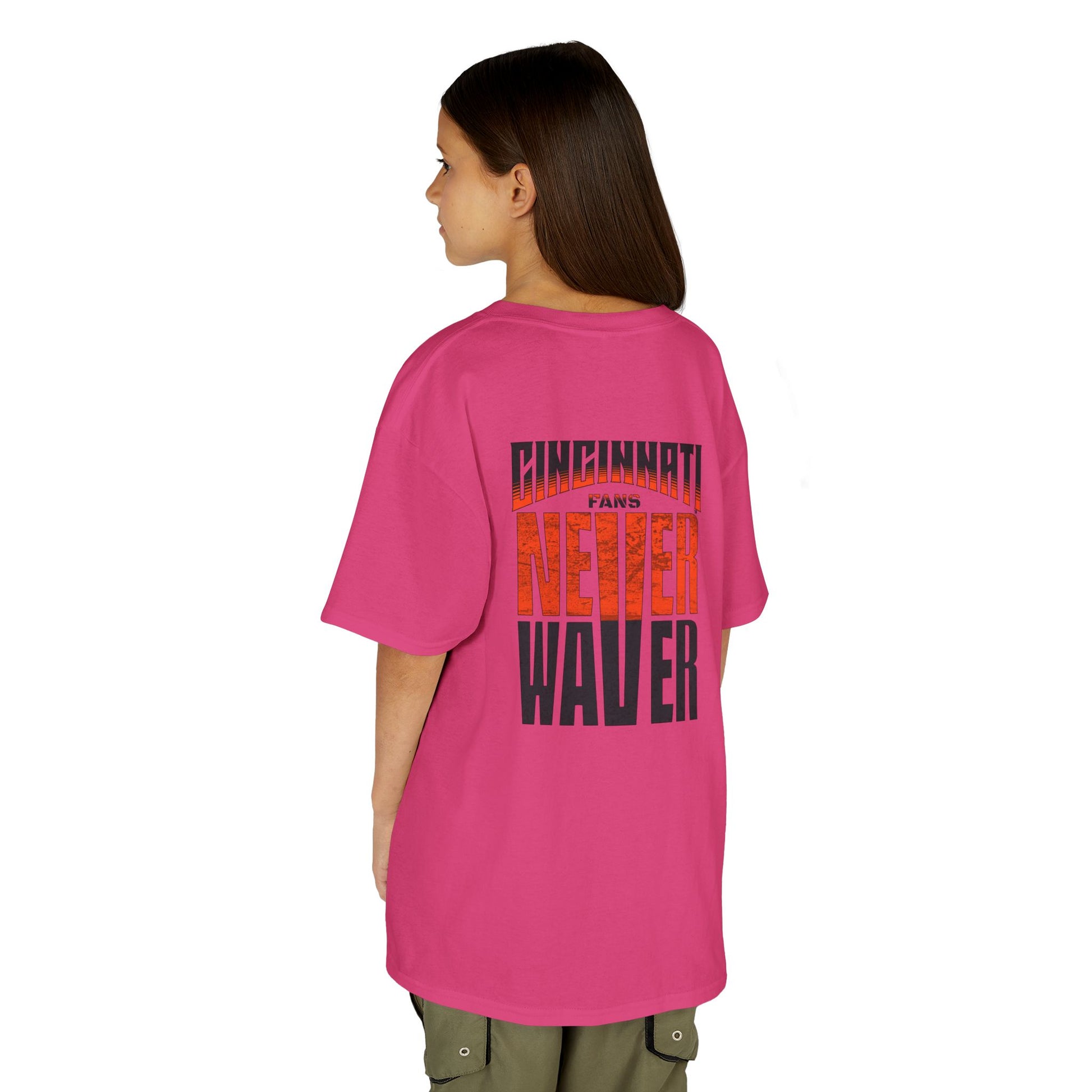 Cincinnati Fans Never Waver Kids Heavy Cotton™ Tee - Never Waver