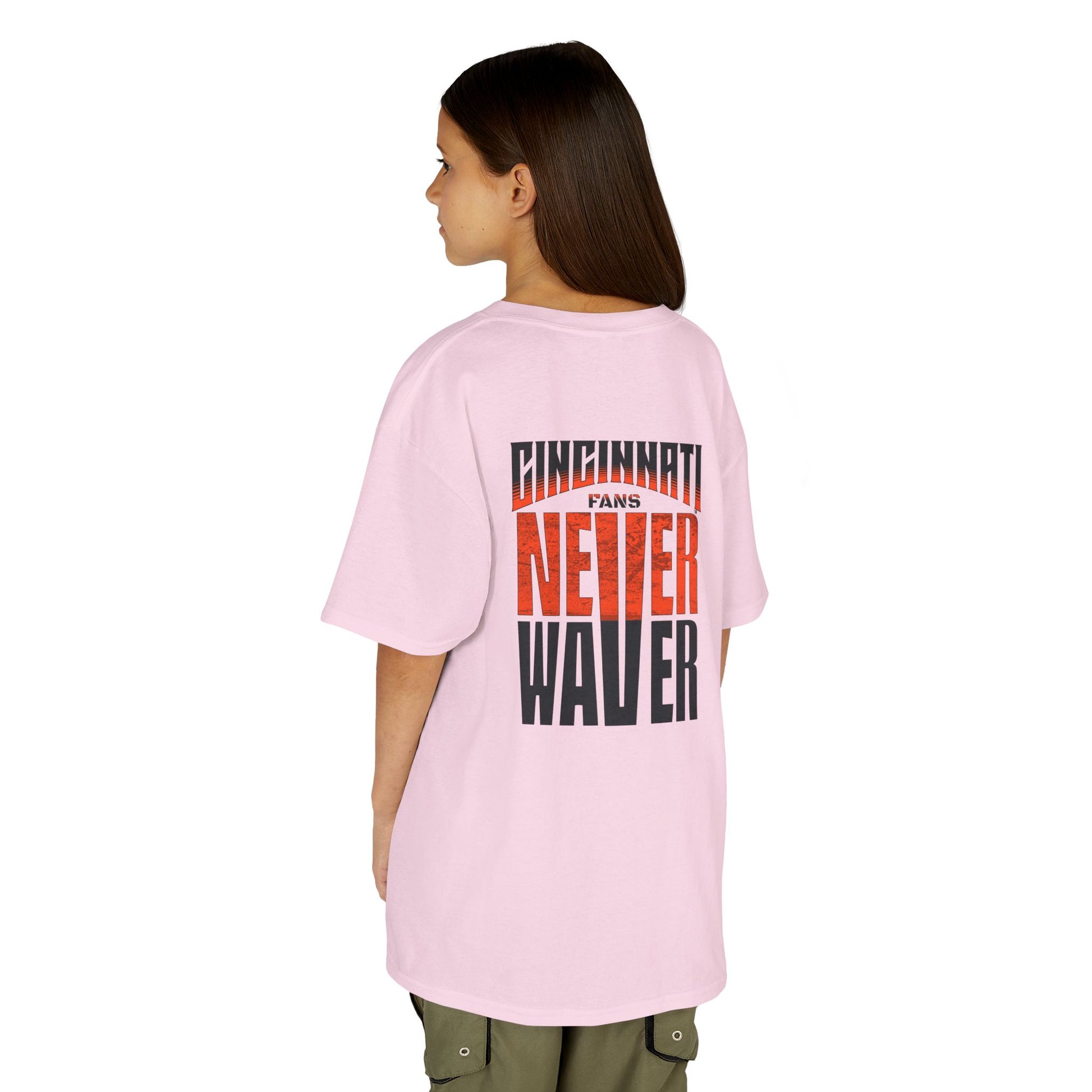 Cincinnati Fans Never Waver Kids Heavy Cotton™ Tee - Never Waver