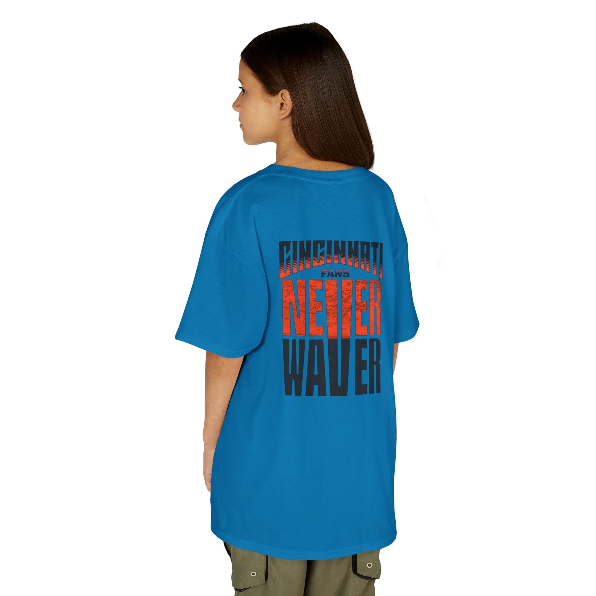 Cincinnati Fans Never Waver Kids Heavy Cotton™ Tee - Never Waver