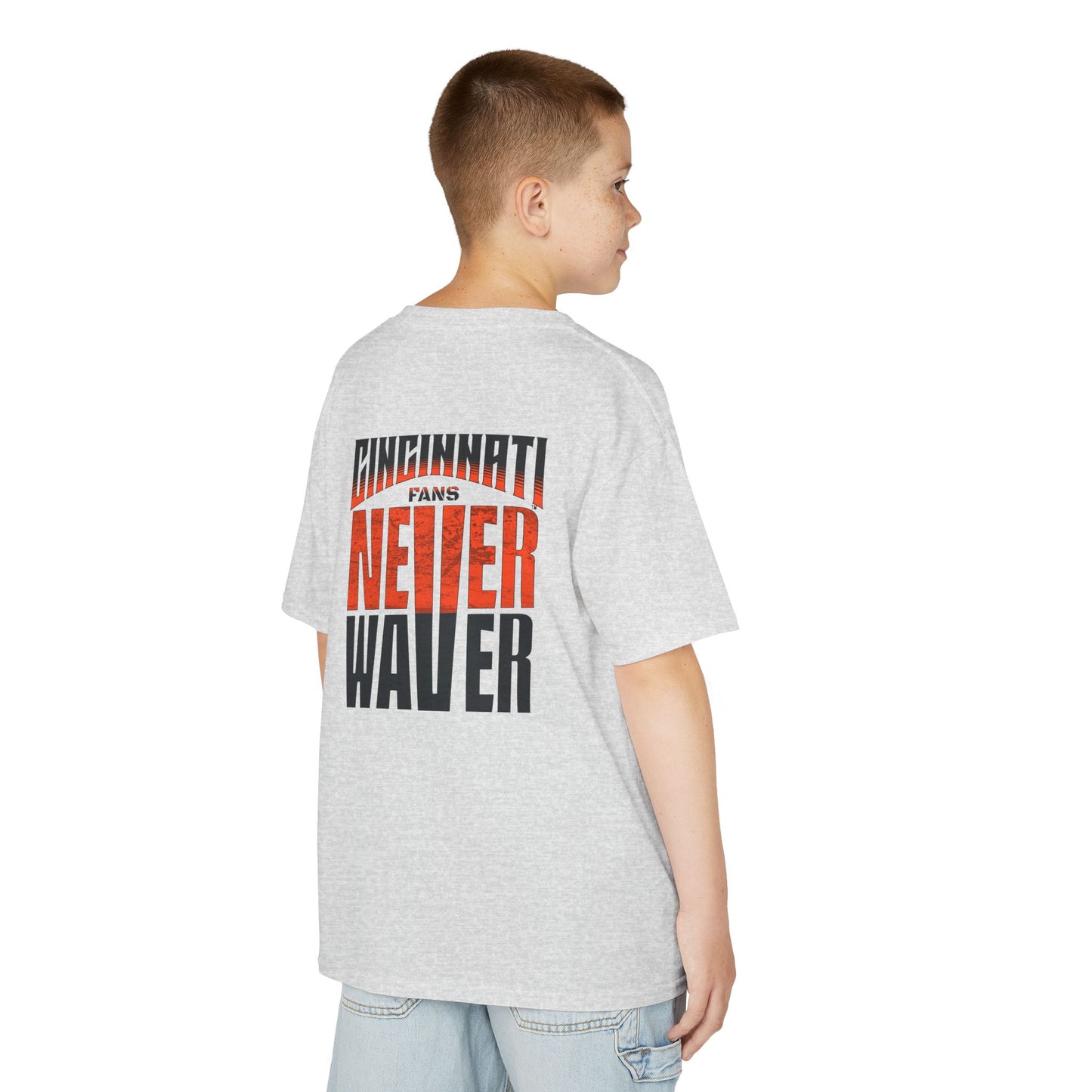 Cincinnati Fans Never Waver Kids Heavy Cotton™ Tee - Never Waver