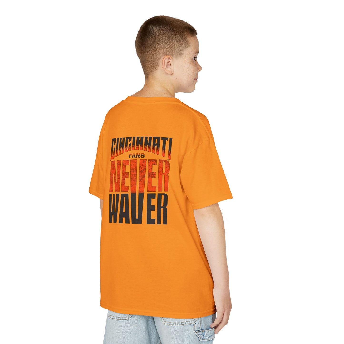 Cincinnati Fans Never Waver Kids Heavy Cotton™ Tee - Never Waver