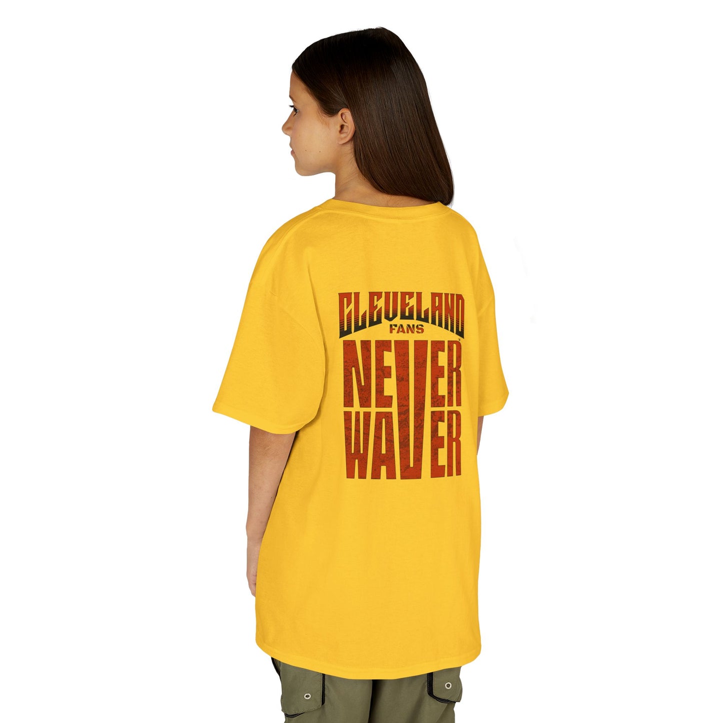 Cleveland Fans Never Waver Kids Heavy Cotton™ Tee - Never Waver