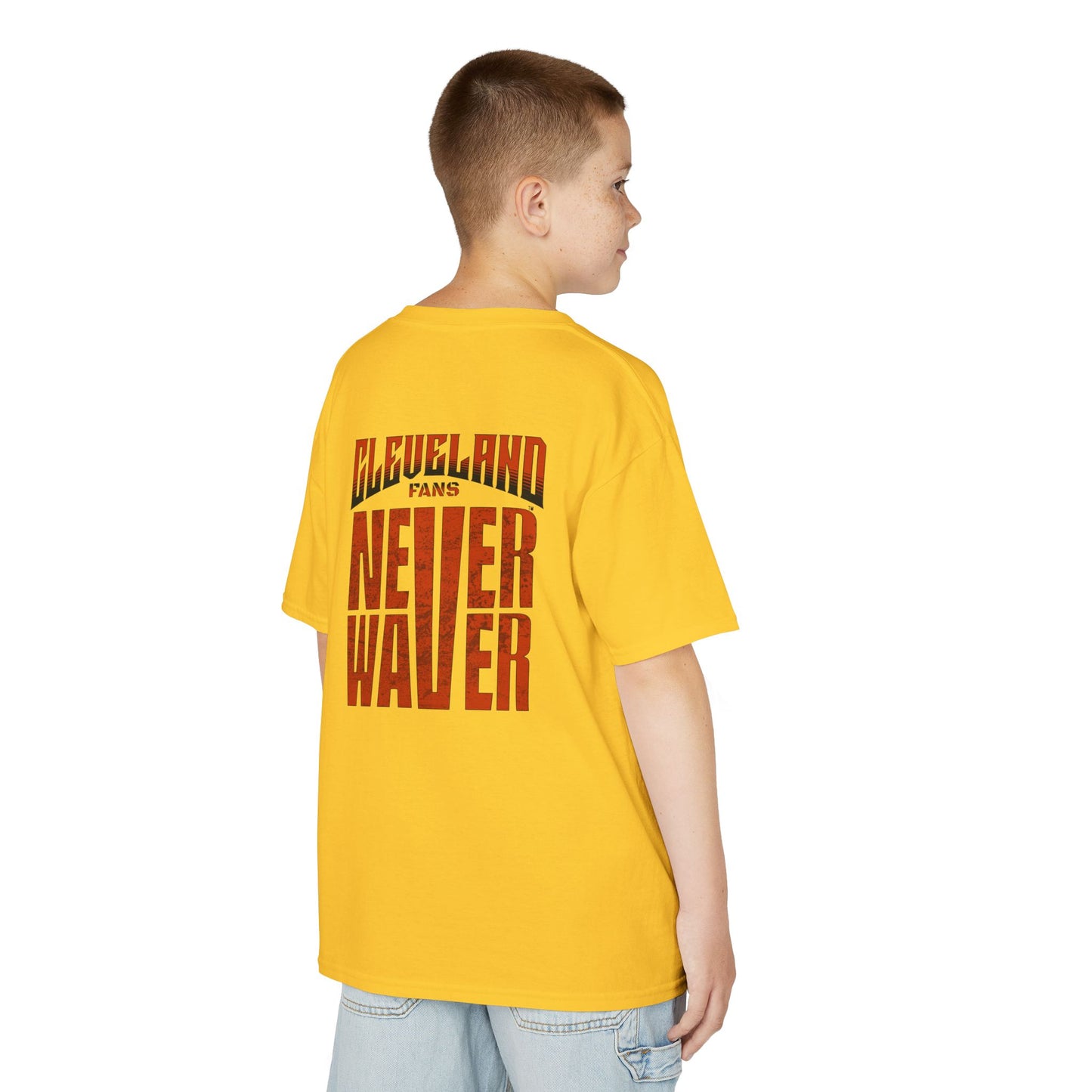 Cleveland Fans Never Waver Kids Heavy Cotton™ Tee - Never Waver