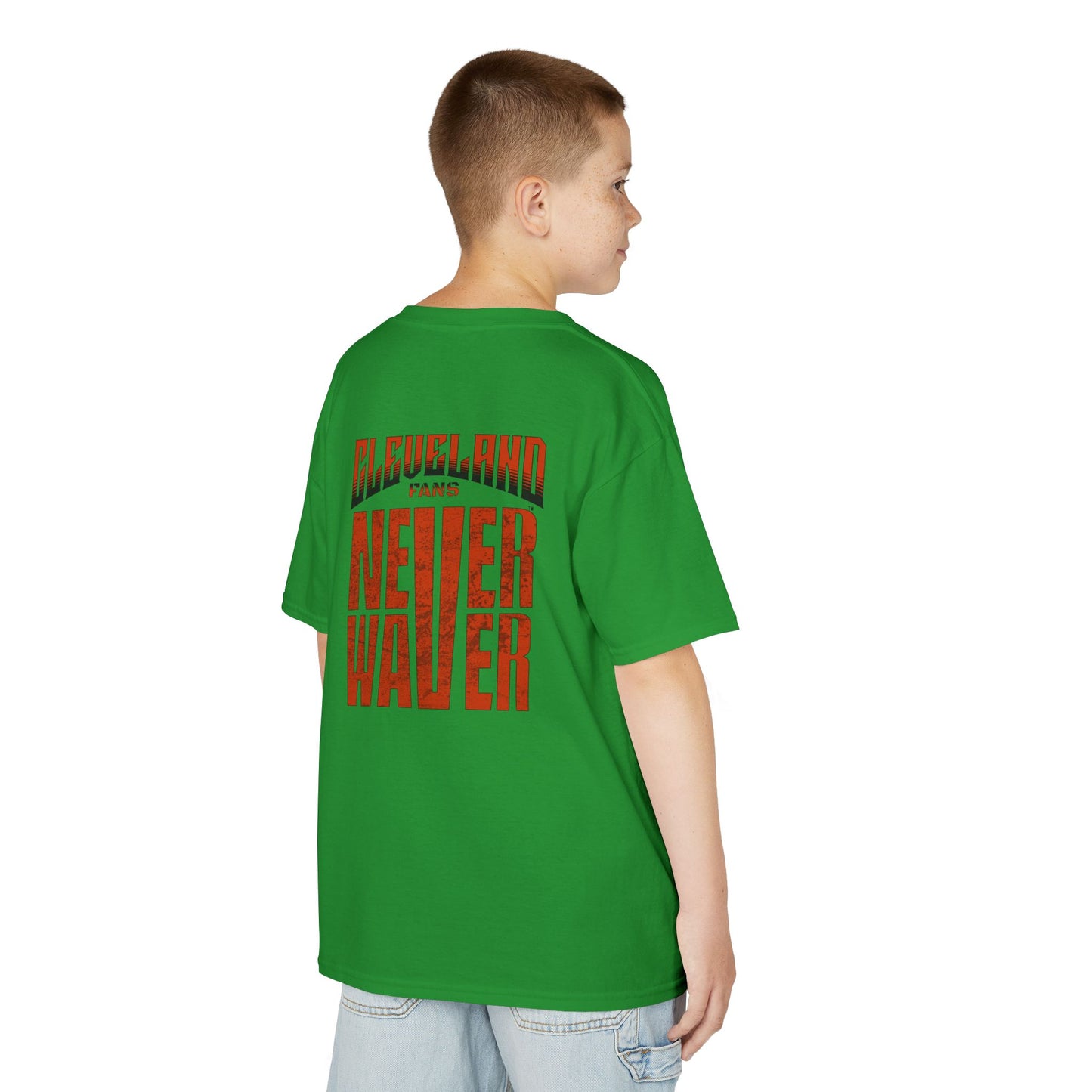 Cleveland Fans Never Waver Kids Heavy Cotton™ Tee - Never Waver